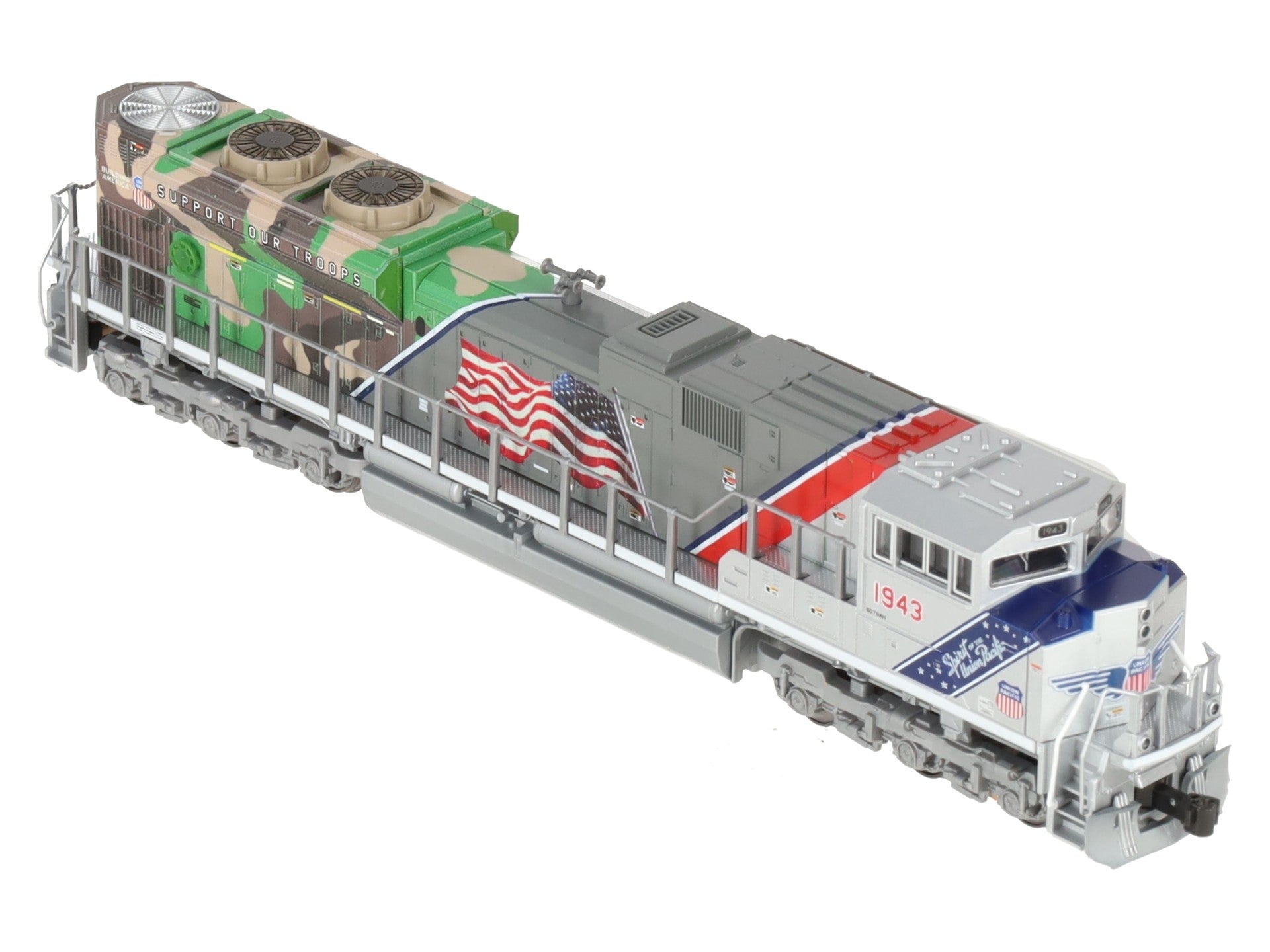 Kato 176-1943-S N UP EMD SD70ACe Diesel Locomotive w/LokSound DCC #1943 EX/Box