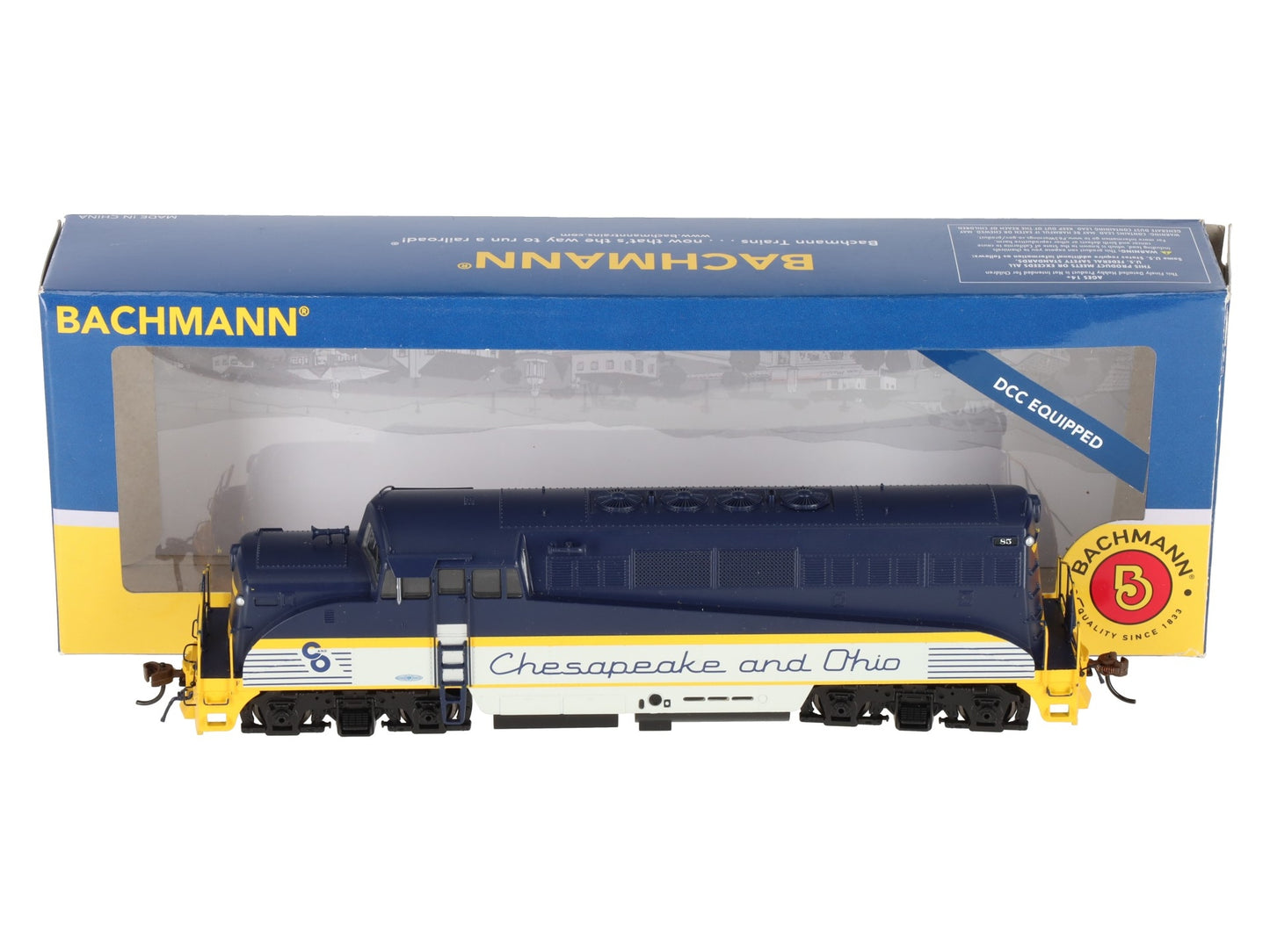 Bachmann 69201 HO Chesapeake & Ohio EMD BL2 Diesel Locomotive with DCC #85