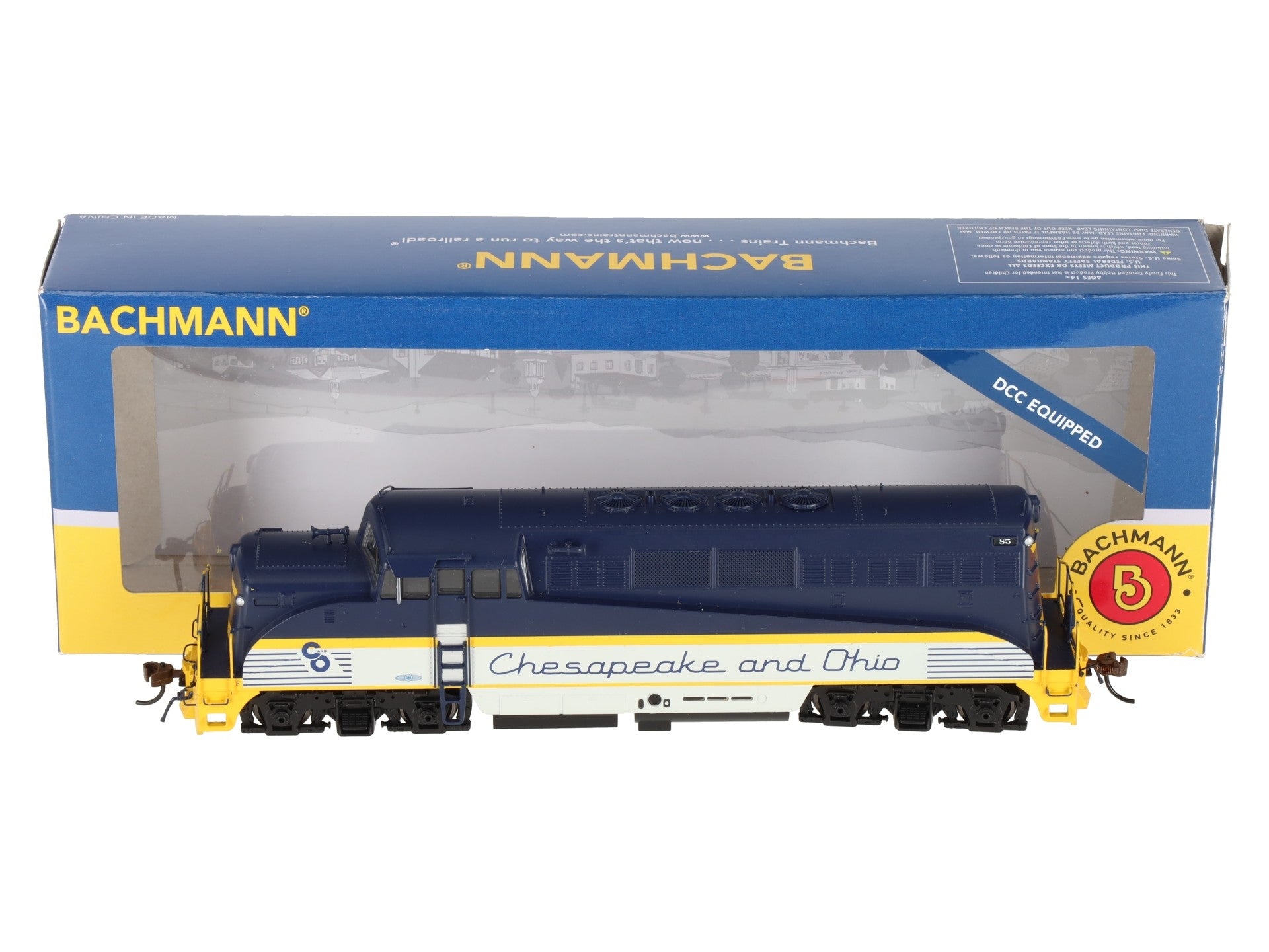 Bachmann 69201 HO Chesapeake & Ohio EMD BL2 Diesel Locomotive with DCC #85
