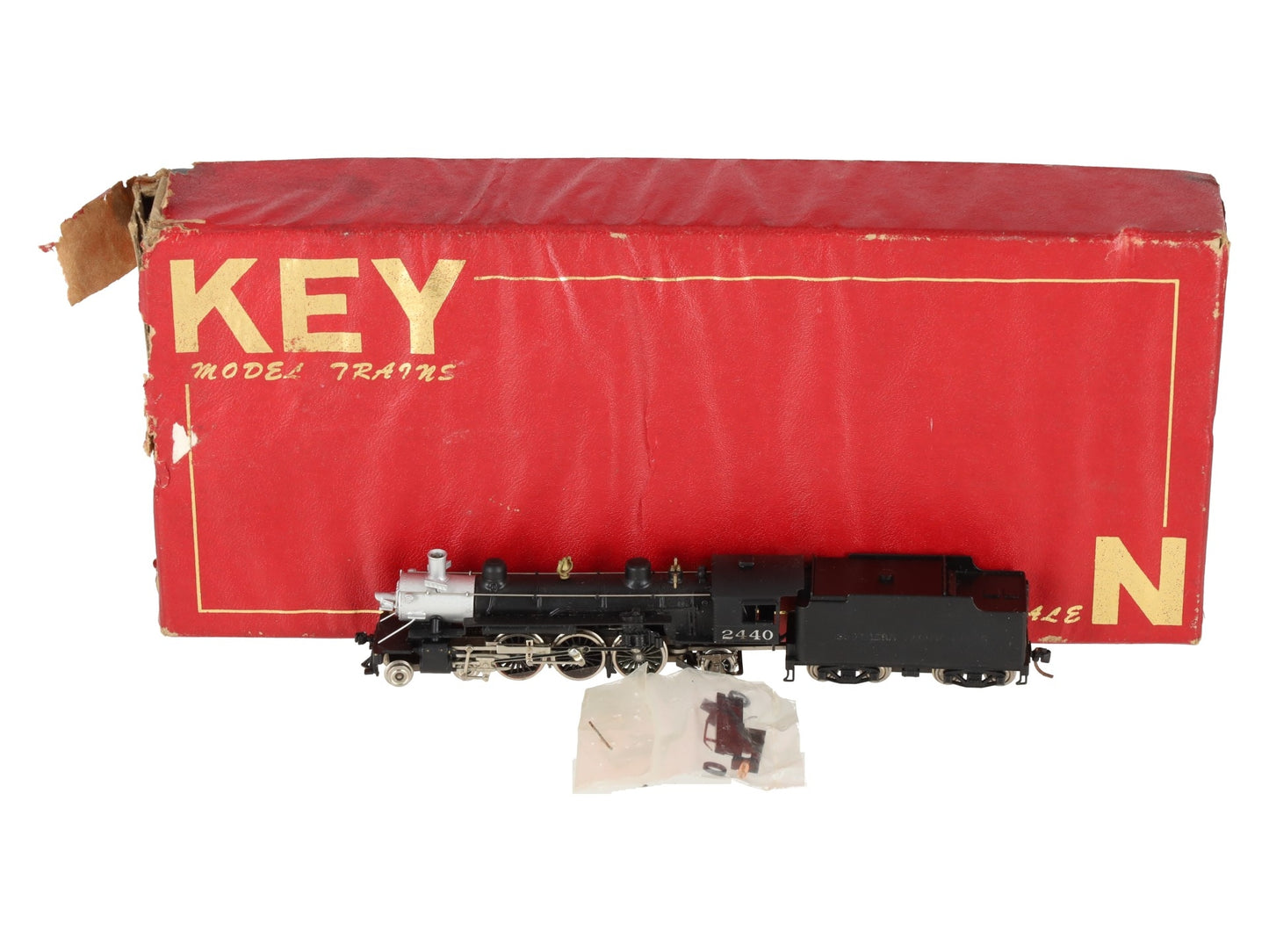 Key Imports N BRASS Southern Pacific P-5 4-6-2 Steam Locomotive And Tender EX/Box