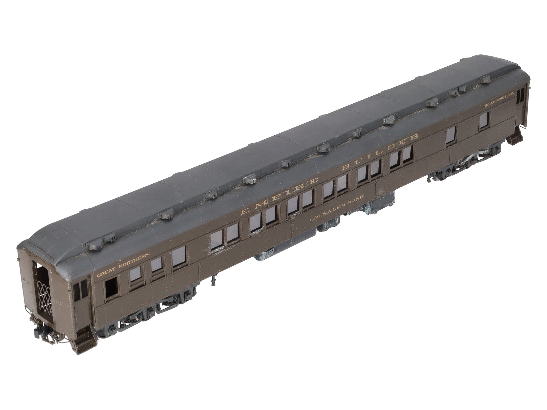 Precision Scale Co. 15397 O Brass GN Heavyweight 12-Section Sleeper - 2 Rail/Box