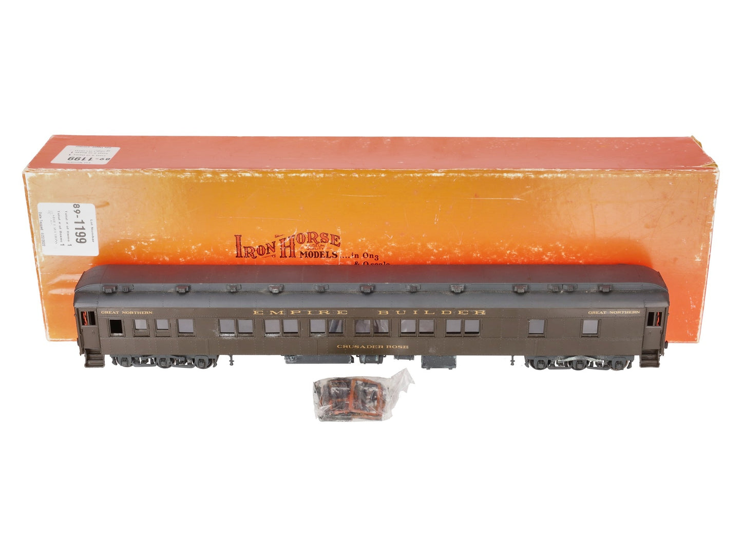 Precision Scale Co. 15397 O Brass GN Heavyweight 12-Section Sleeper - 2 Rail/Box