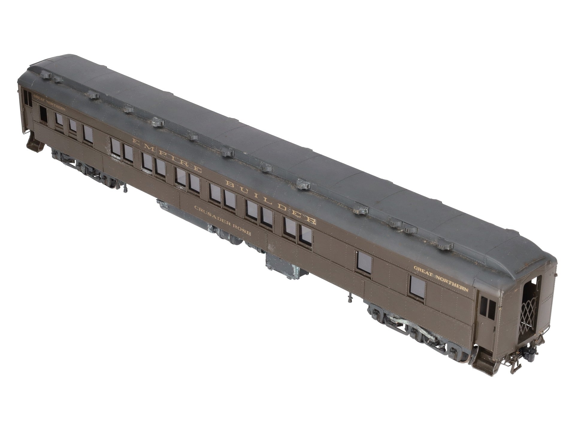Precision Scale Co. 15397 O Brass GN Heavyweight 12-Section Sleeper - 2 Rail/Box