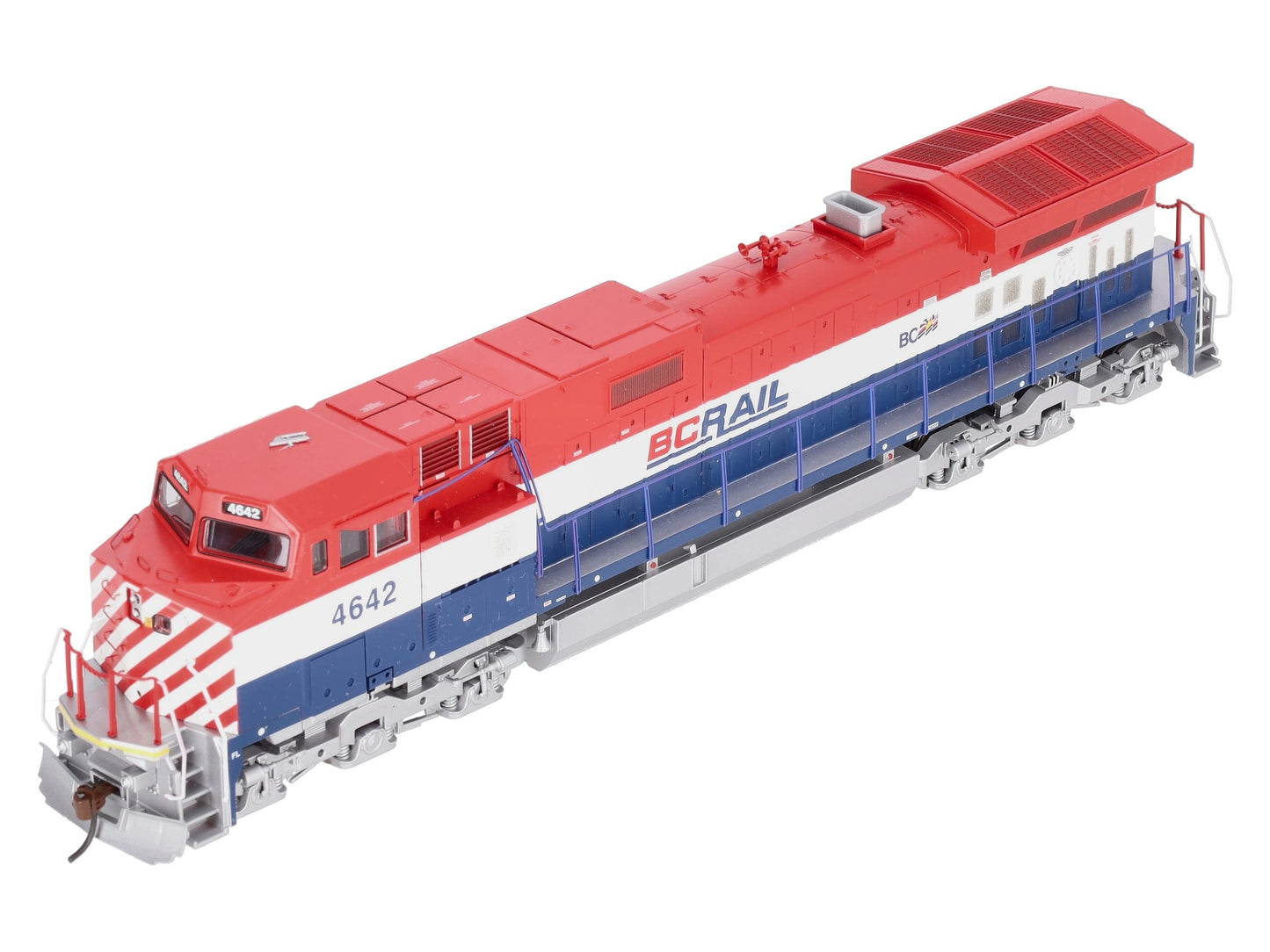 Athearn 79880 HO Scale BC Rail Dash 9-44CW Diesel Locomotive #4642 EX/Box