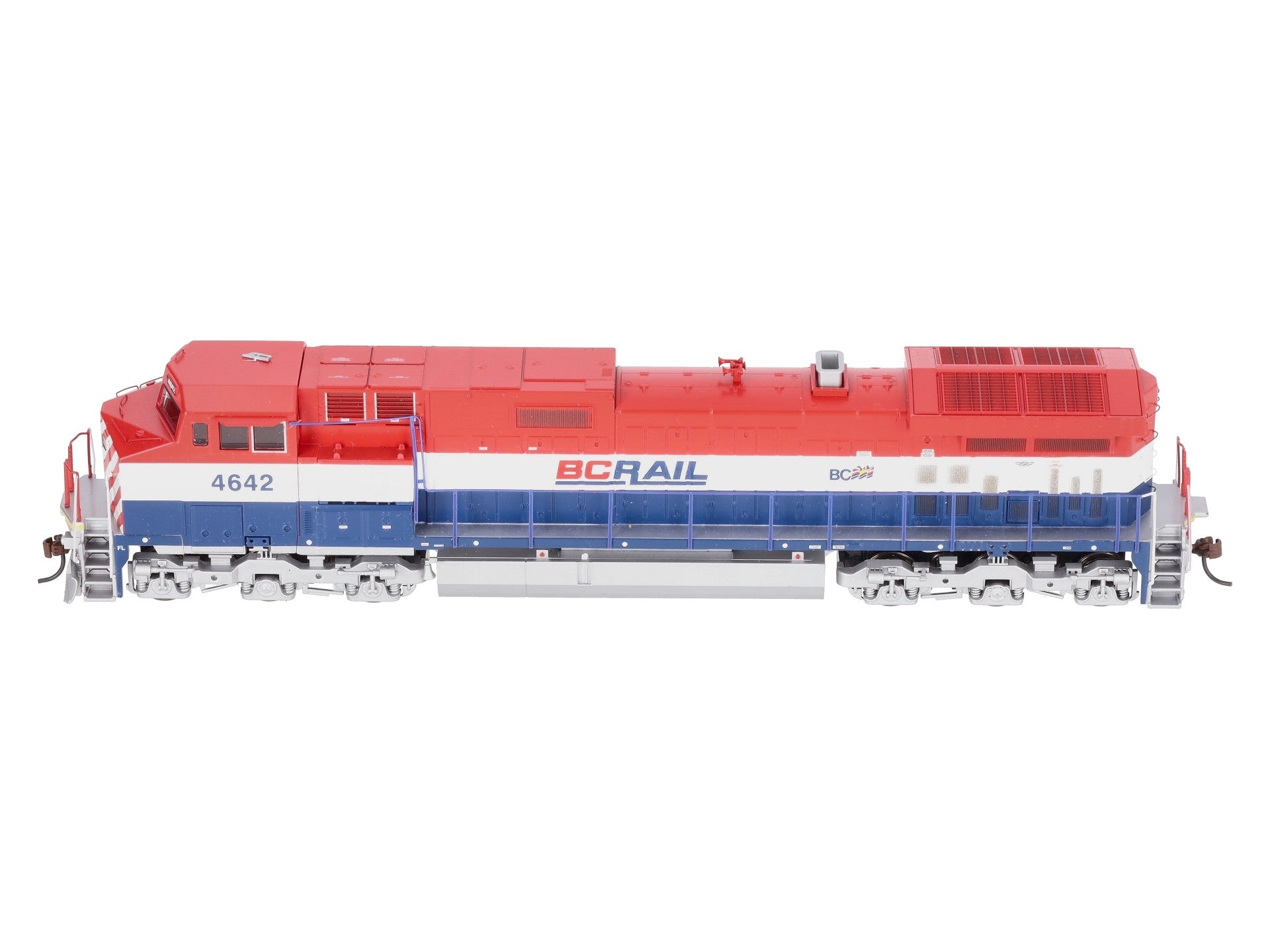 Athearn 79880 HO Scale BC Rail Dash 9-44CW Diesel Locomotive #4642 EX/Box