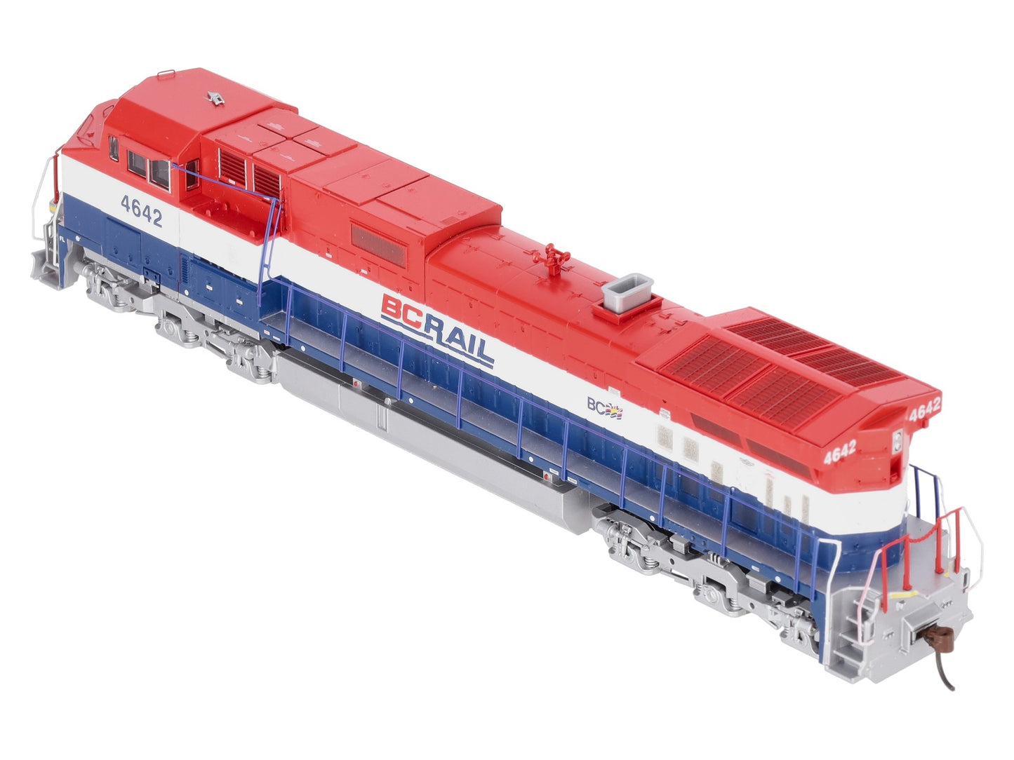Athearn 79880 HO Scale BC Rail Dash 9-44CW Diesel Locomotive #4642 EX/Box