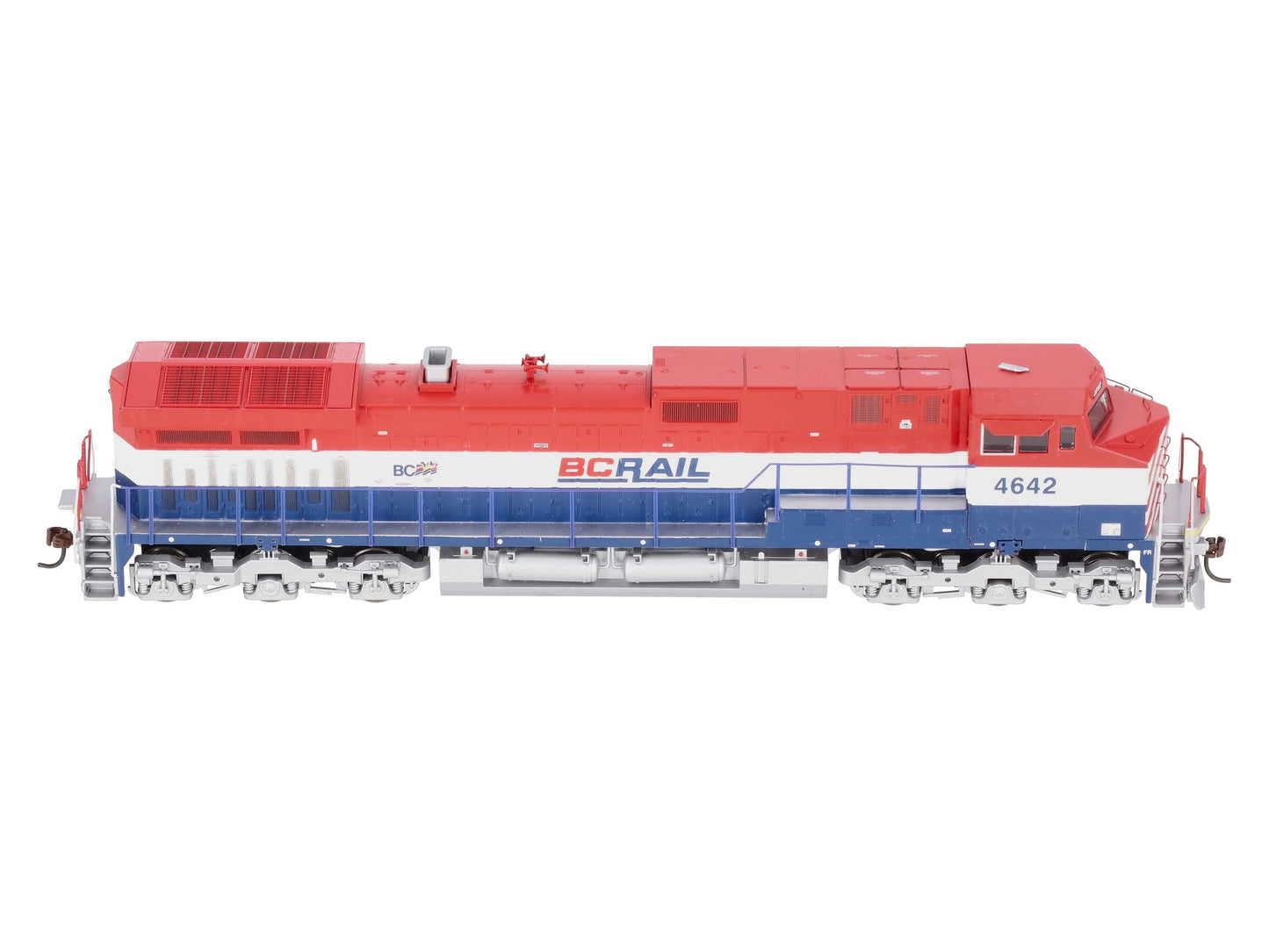 Athearn 79880 HO Scale BC Rail Dash 9-44CW Diesel Locomotive #4642 EX/Box