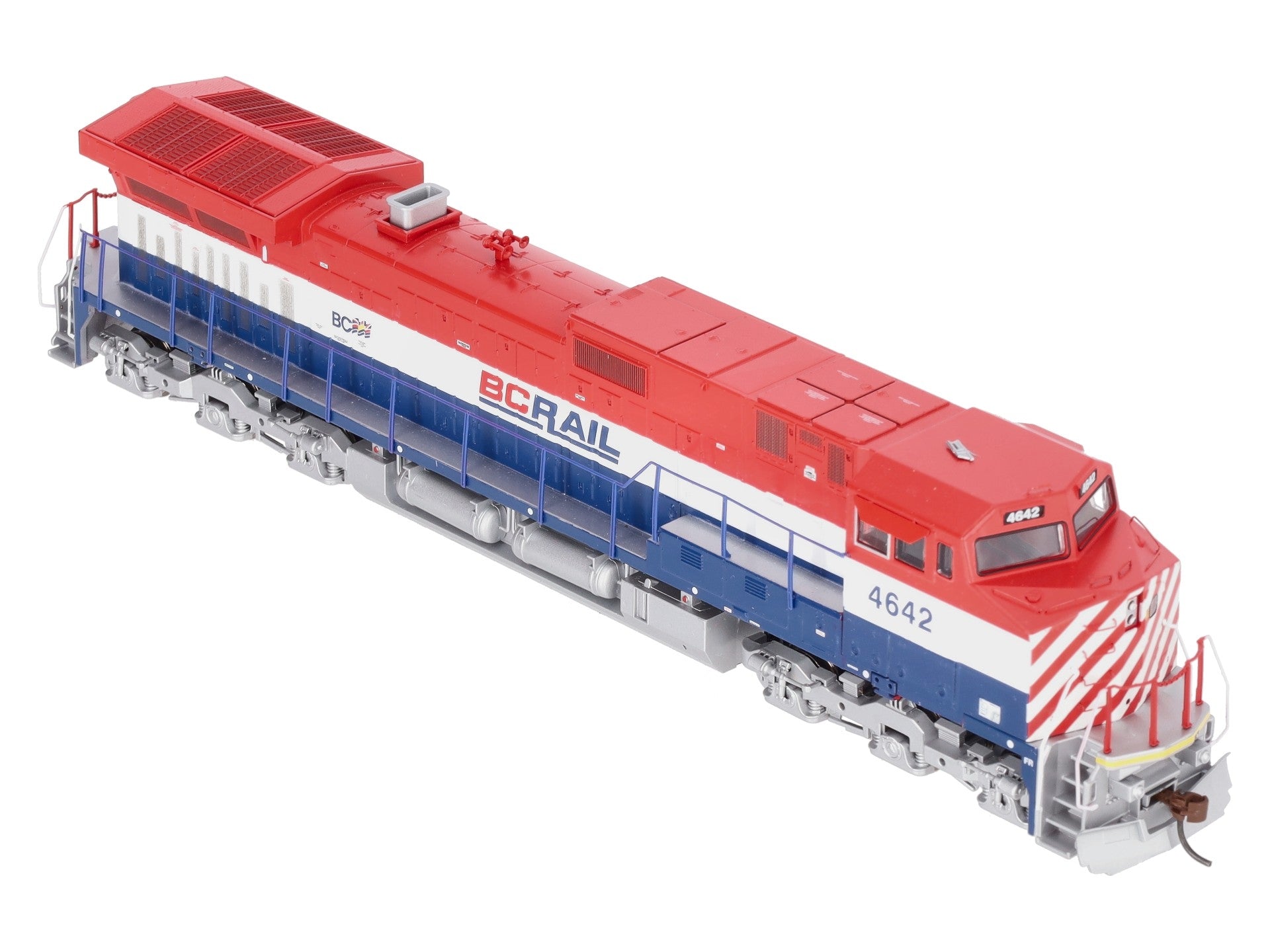 Athearn 79880 HO Scale BC Rail Dash 9-44CW Diesel Locomotive #4642 EX/Box