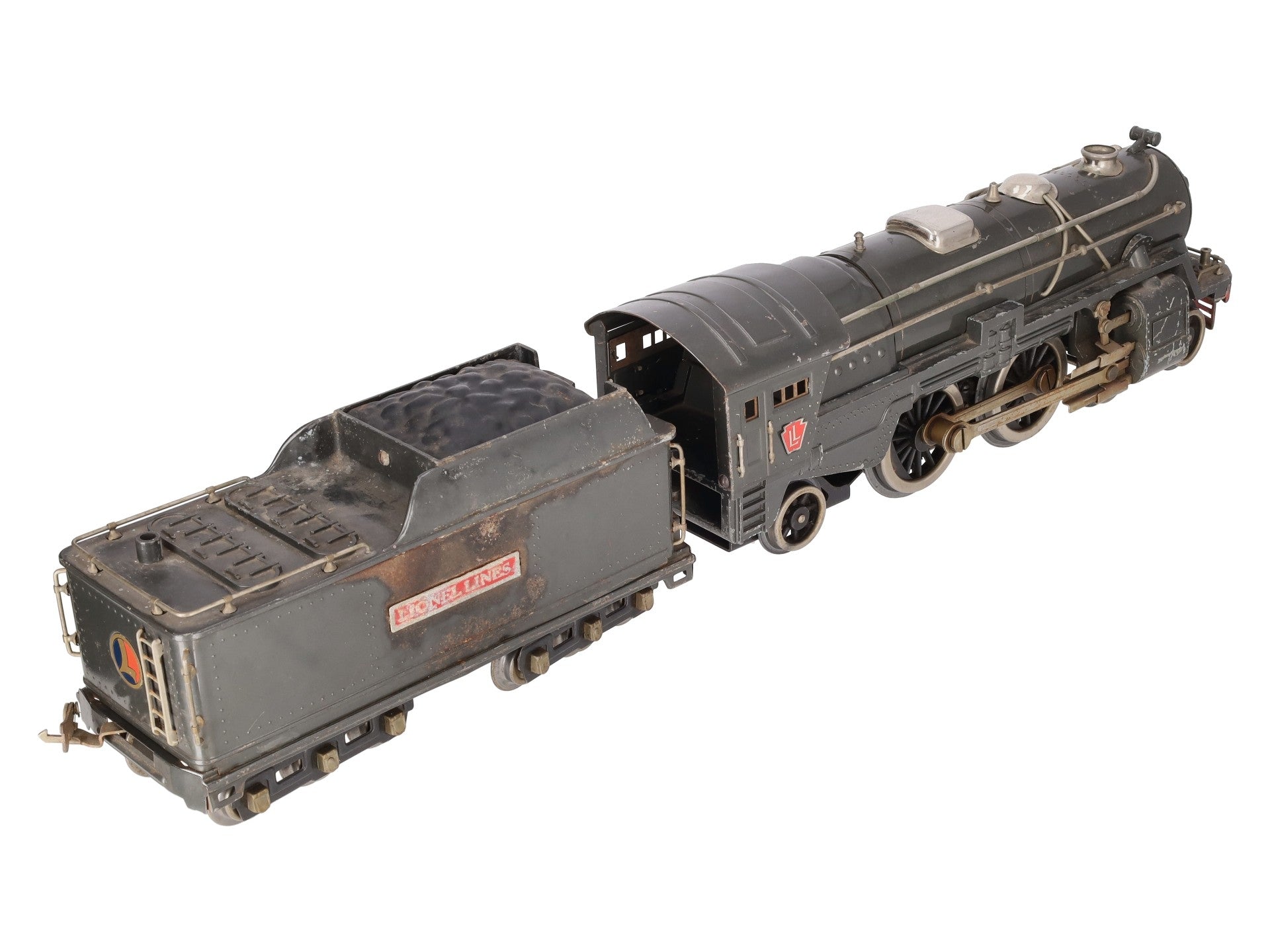 Lionel 392E Vintage Standard Gauge 4-4-2 Steam Locomotive and Tender #392W VG
