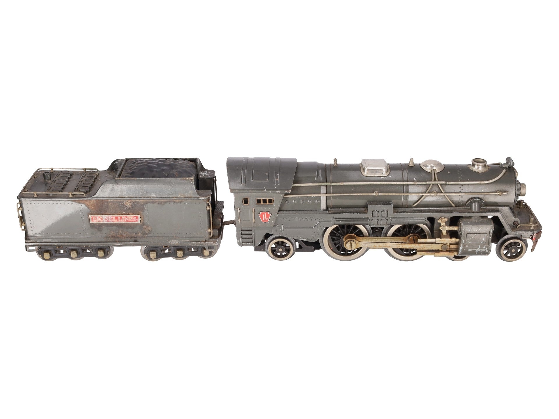 Lionel 392E Vintage Standard Gauge 4-4-2 Steam Locomotive and Tender #392W VG