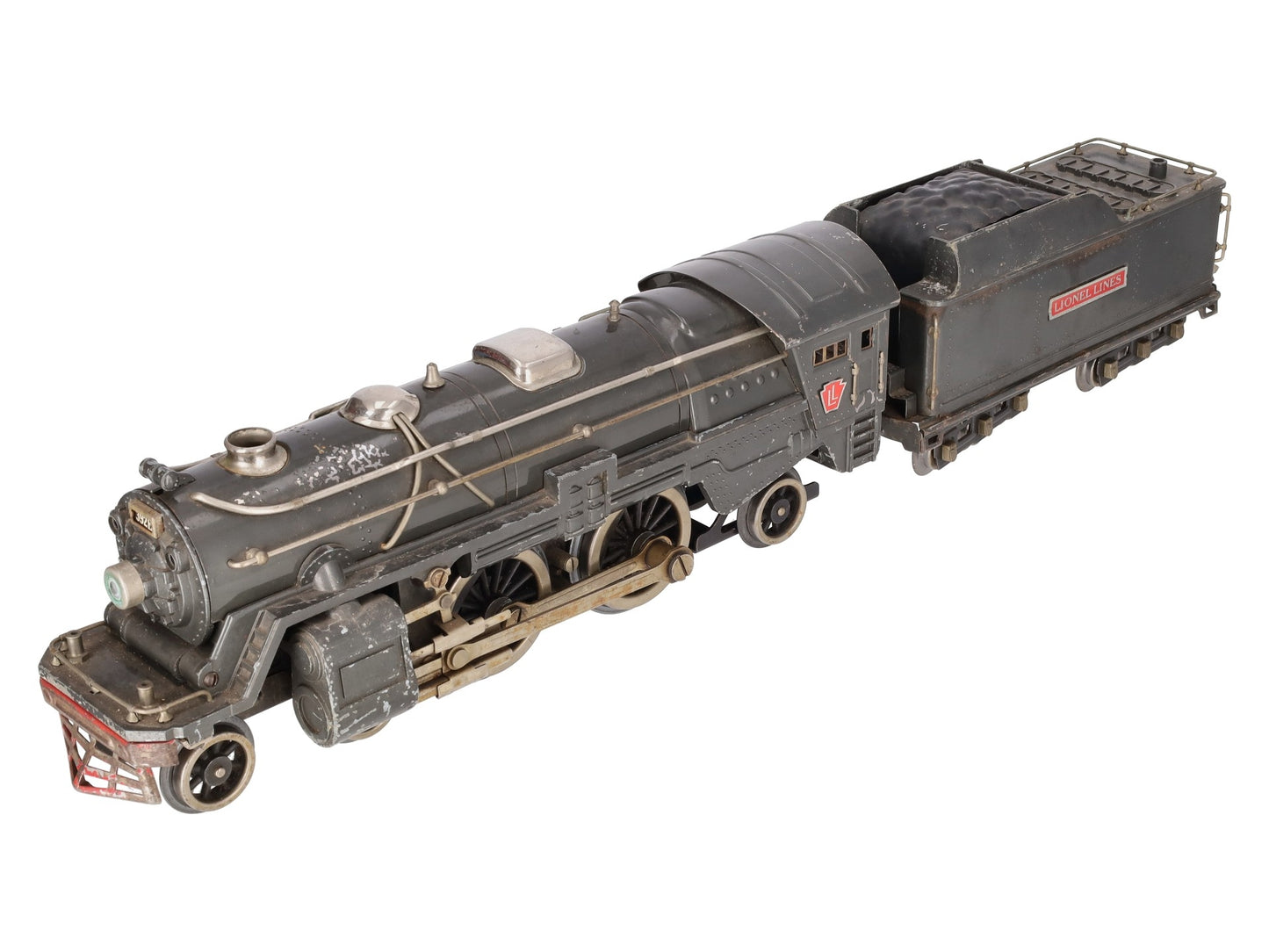 Lionel 392E Vintage Standard Gauge 4-4-2 Steam Locomotive and Tender #392W VG
