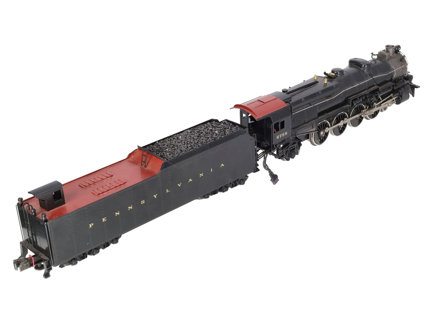 Weaver 6755 BRASS PRR 4-8-2 M1a Mountain Steam Engine & Tender #6755 (3 Rail) EX