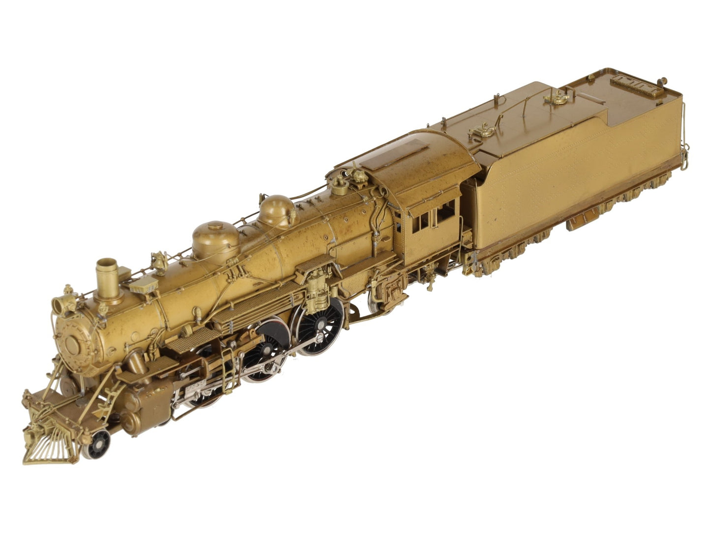 Hallmark Models 1369/1376 HO ATSF 4-6-2 Steam Locomotive & Tender -Unpainted EX/Box