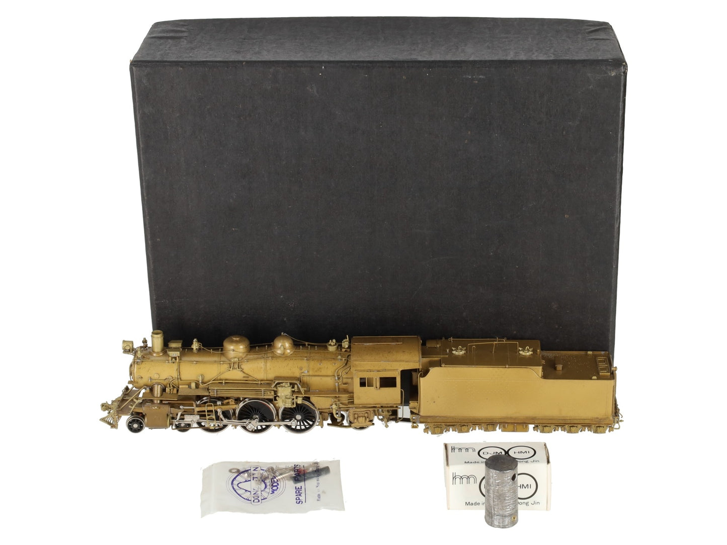 Hallmark Models 1369/1376 HO ATSF 4-6-2 Steam Locomotive & Tender -Unpainted EX/Box