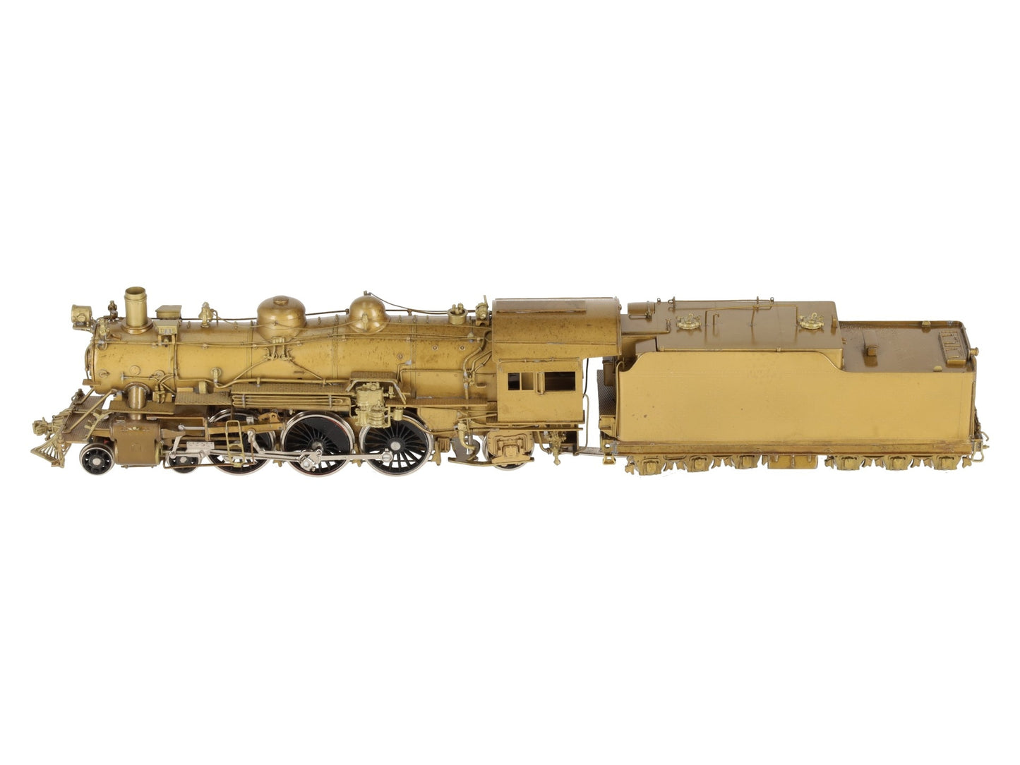 Hallmark Models 1369/1376 HO ATSF 4-6-2 Steam Locomotive & Tender -Unpainted EX/Box