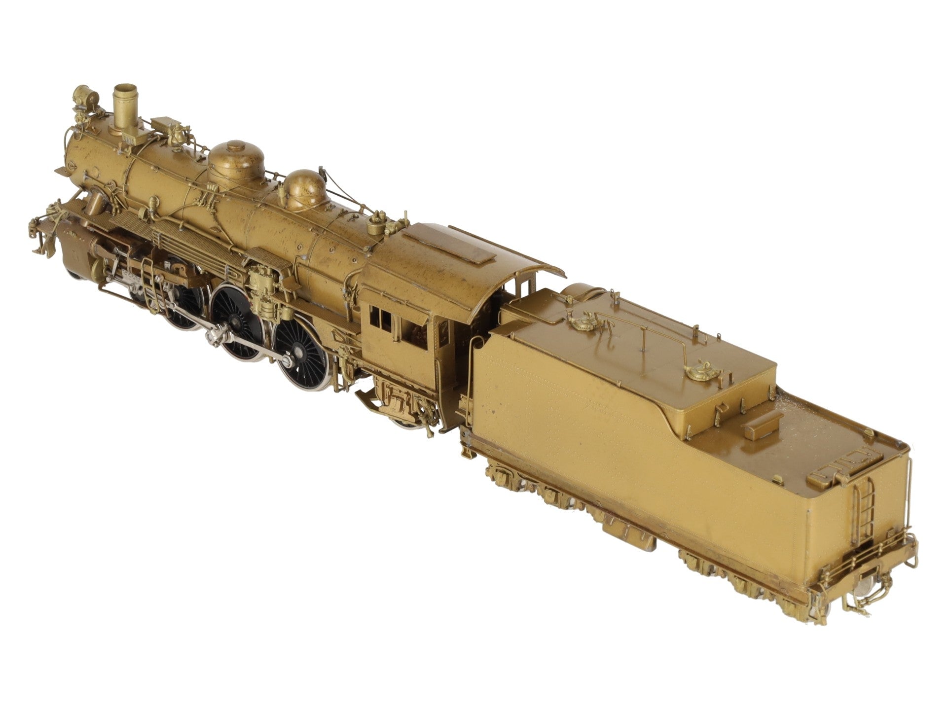 Hallmark Models 1369/1376 HO ATSF 4-6-2 Steam Locomotive & Tender -Unpainted EX/Box