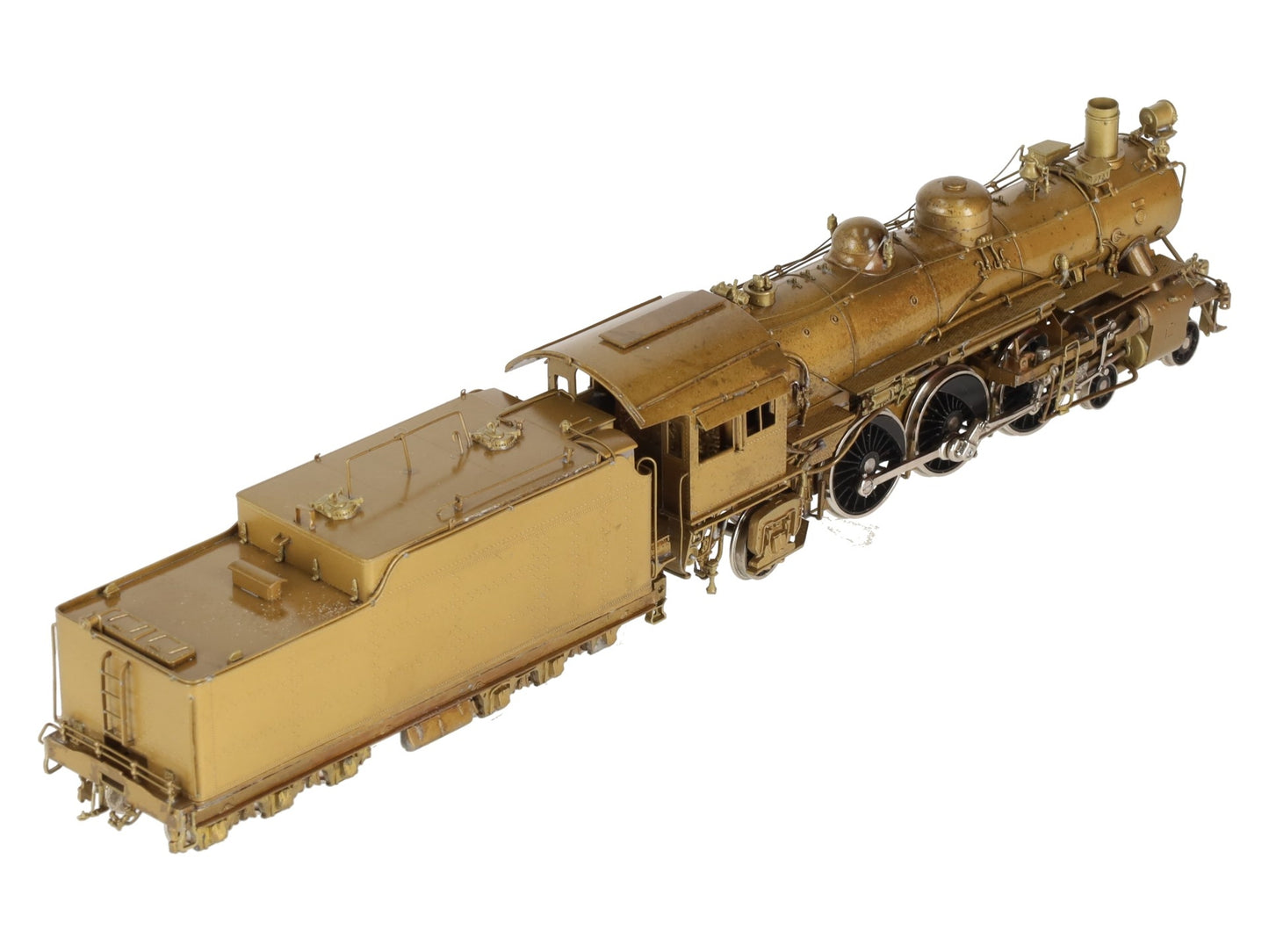 Hallmark Models 1369/1376 HO ATSF 4-6-2 Steam Locomotive & Tender -Unpainted EX/Box