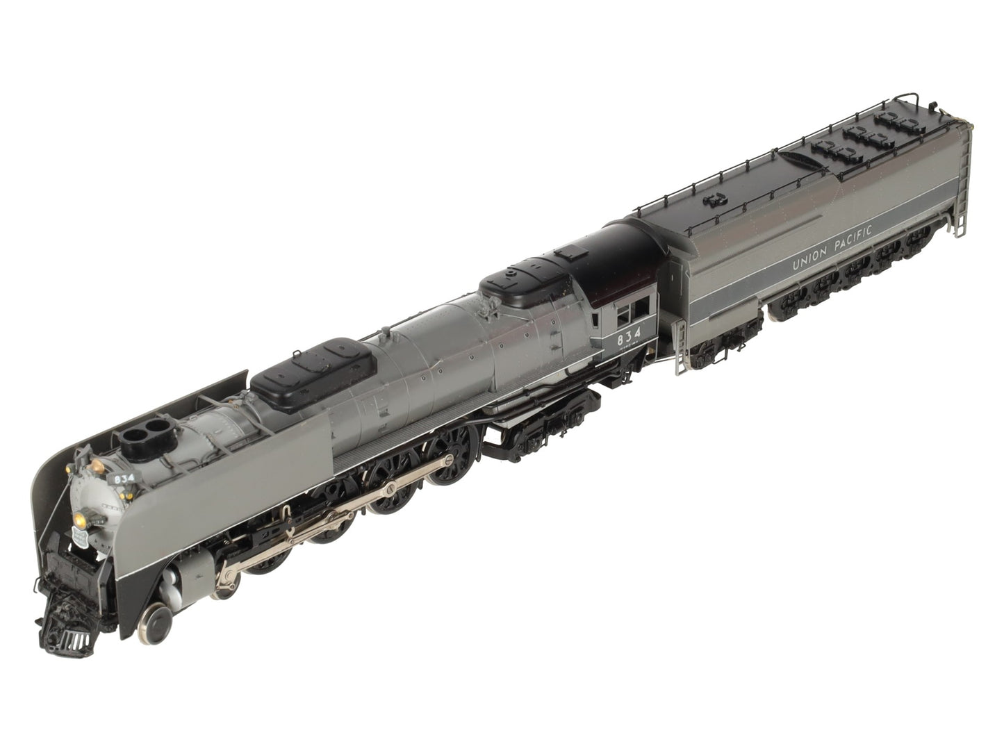 PFM United Models HO BRASS United Pacific 4-8-4 Steam Locomotive & Tender #834 EX/Box