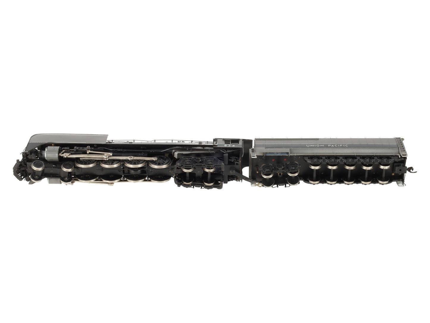 PFM United Models HO BRASS United Pacific 4-8-4 Steam Locomotive & Tender #834 EX/Box