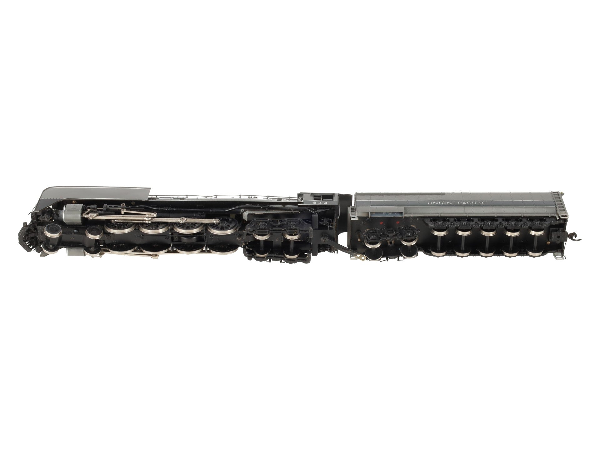 PFM United Models HO BRASS United Pacific 4-8-4 Steam Locomotive & Tender #834 EX/Box