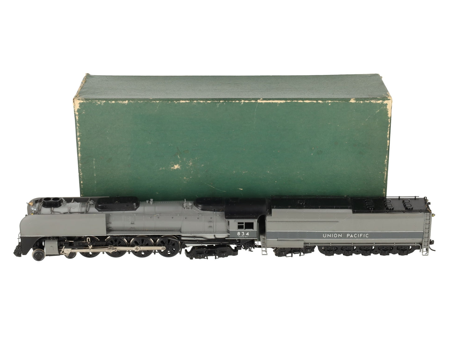 PFM United Models HO BRASS United Pacific 4-8-4 Steam Locomotive & Tender #834 EX/Box