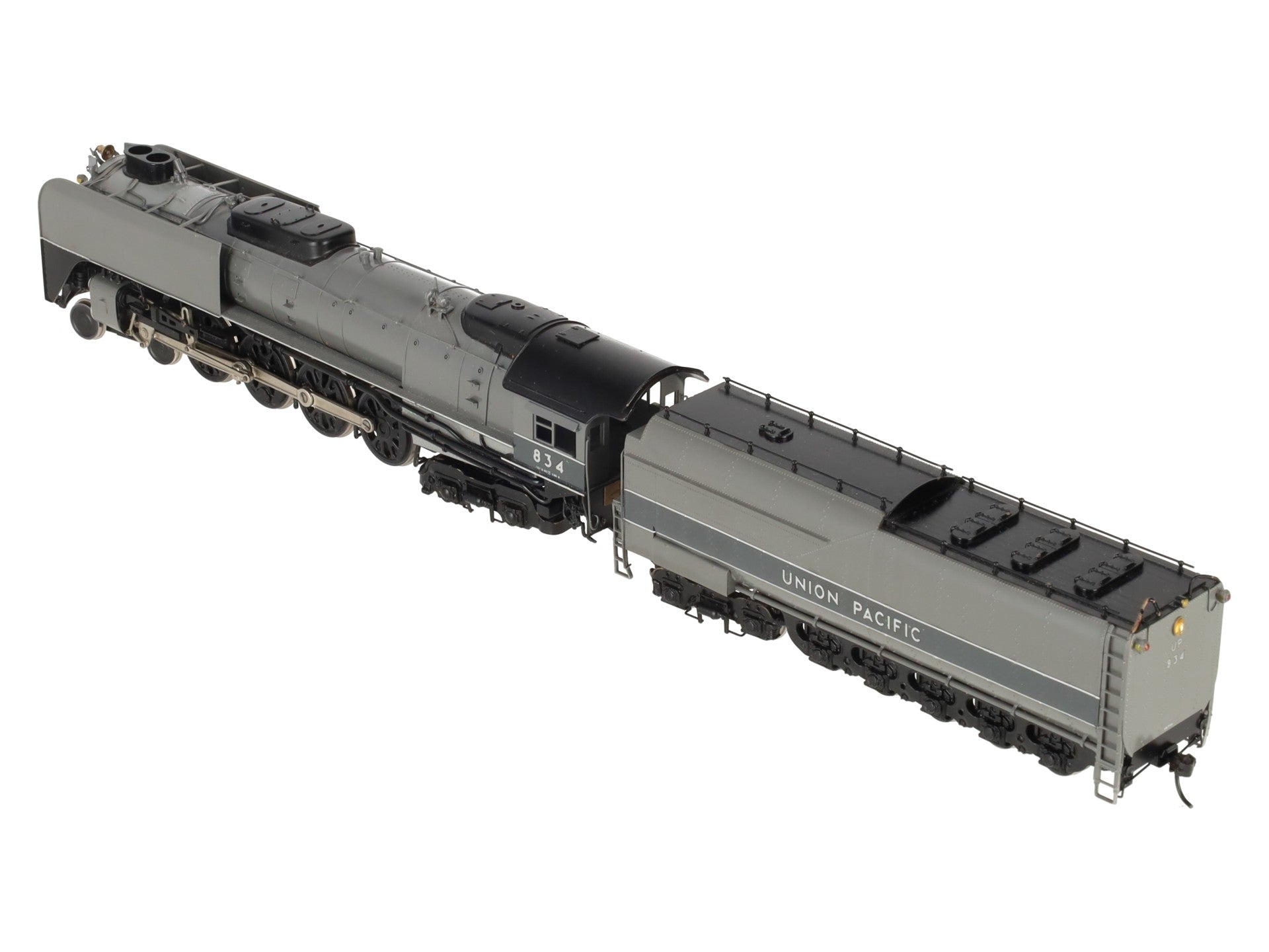 PFM United Models HO BRASS United Pacific 4-8-4 Steam Locomotive & Tender #834 EX/Box