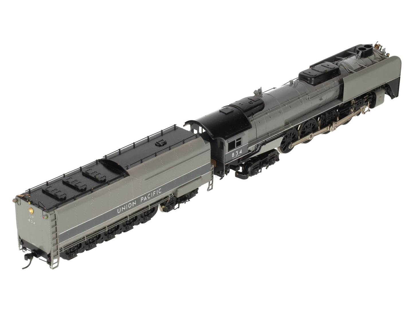 PFM United Models HO BRASS United Pacific 4-8-4 Steam Locomotive & Tender #834 EX/Box