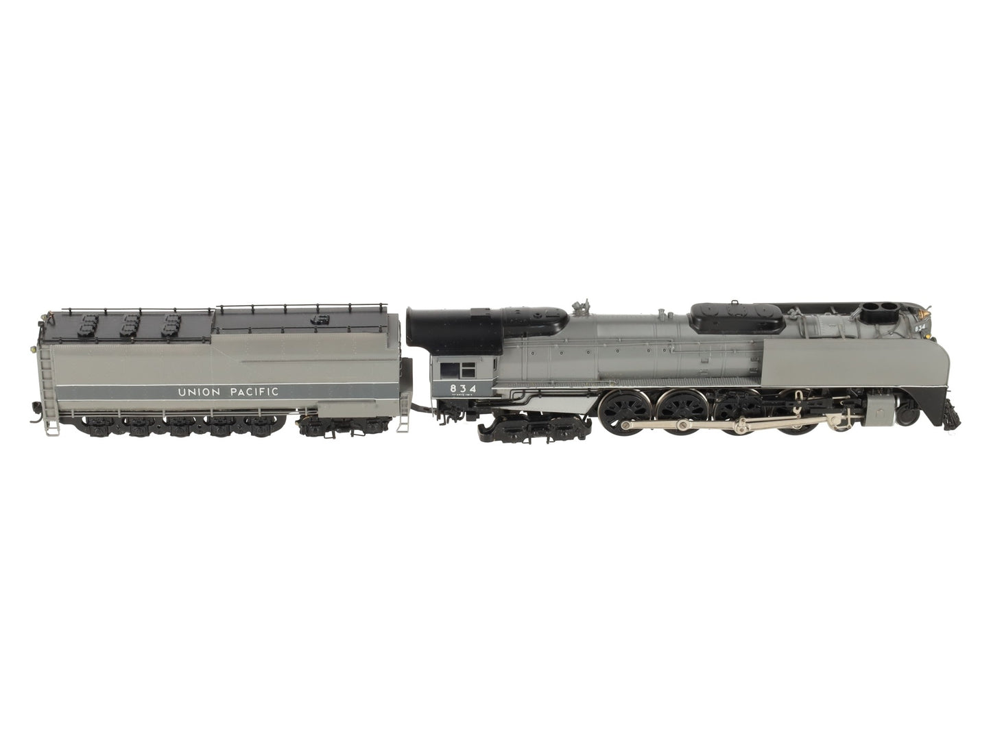 PFM United Models HO BRASS United Pacific 4-8-4 Steam Locomotive & Tender #834 EX/Box