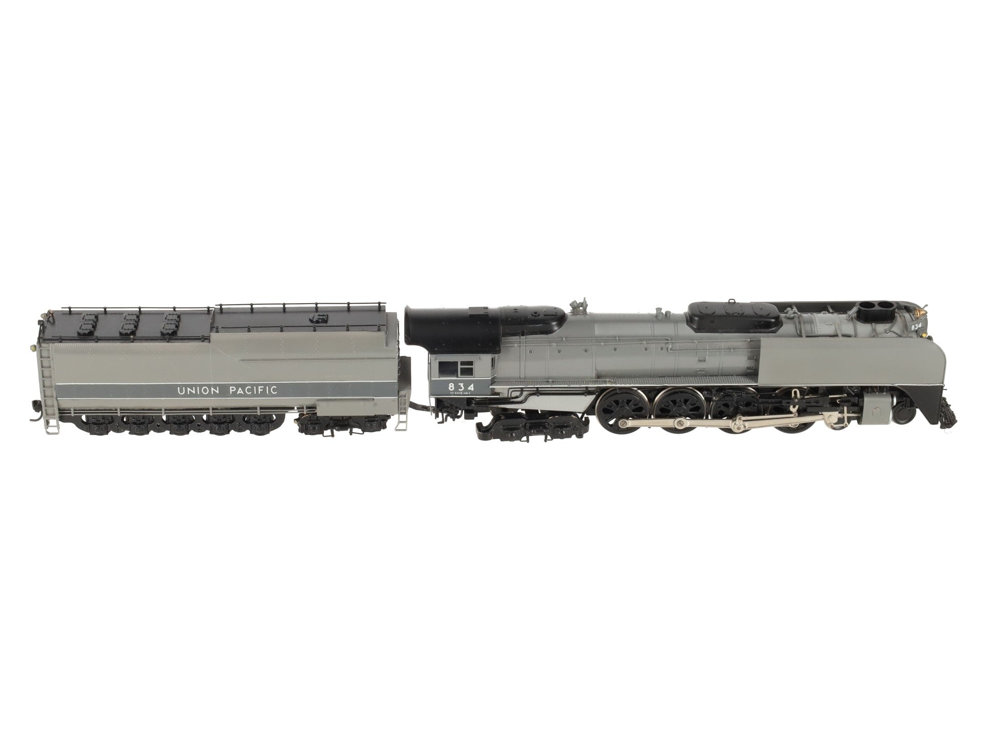 PFM United Models HO BRASS United Pacific 4-8-4 Steam Locomotive & Tender #834 EX/Box