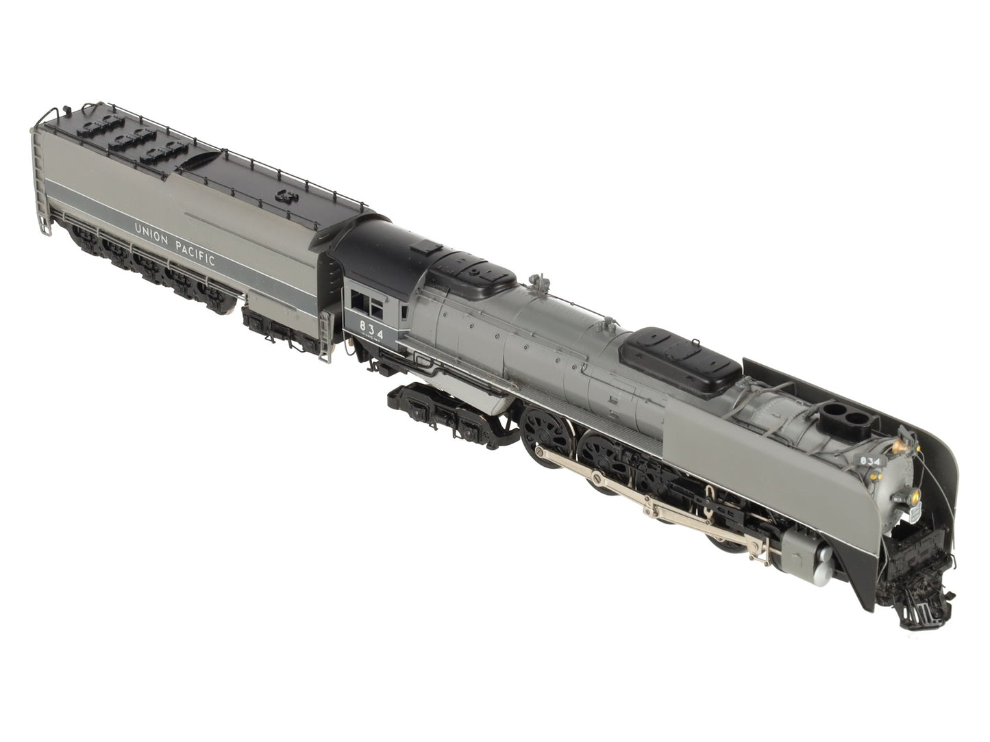 PFM United Models HO BRASS United Pacific 4-8-4 Steam Locomotive & Tender #834 EX/Box