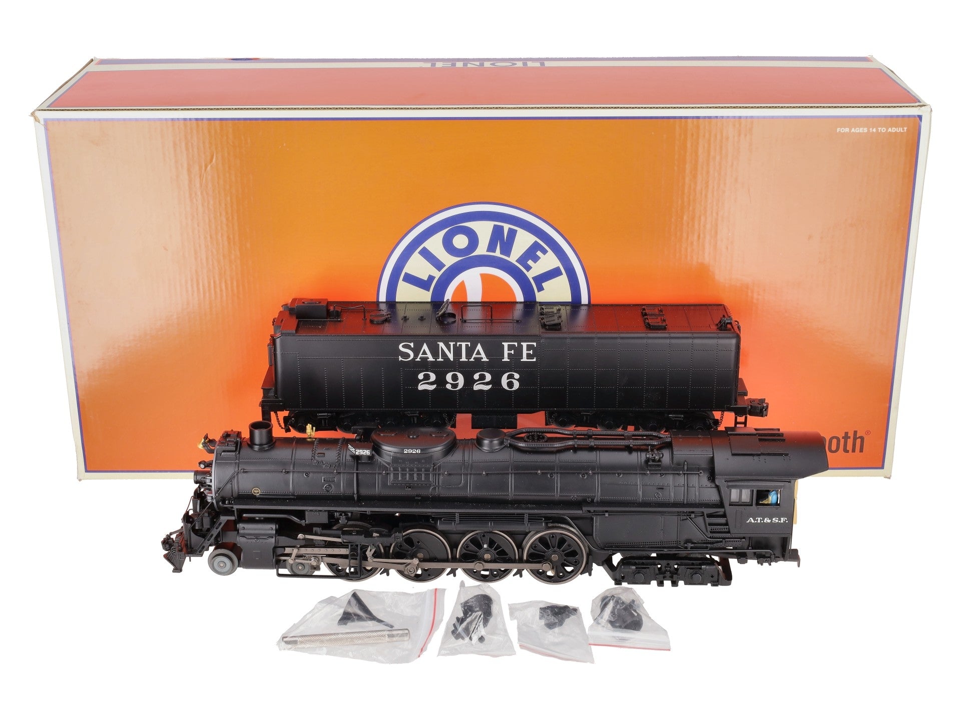 Lionel 2331453 O Gauge Santa Fe Legacy 4-8-4 Steam Locomotive & Tender #2926 EX/Box