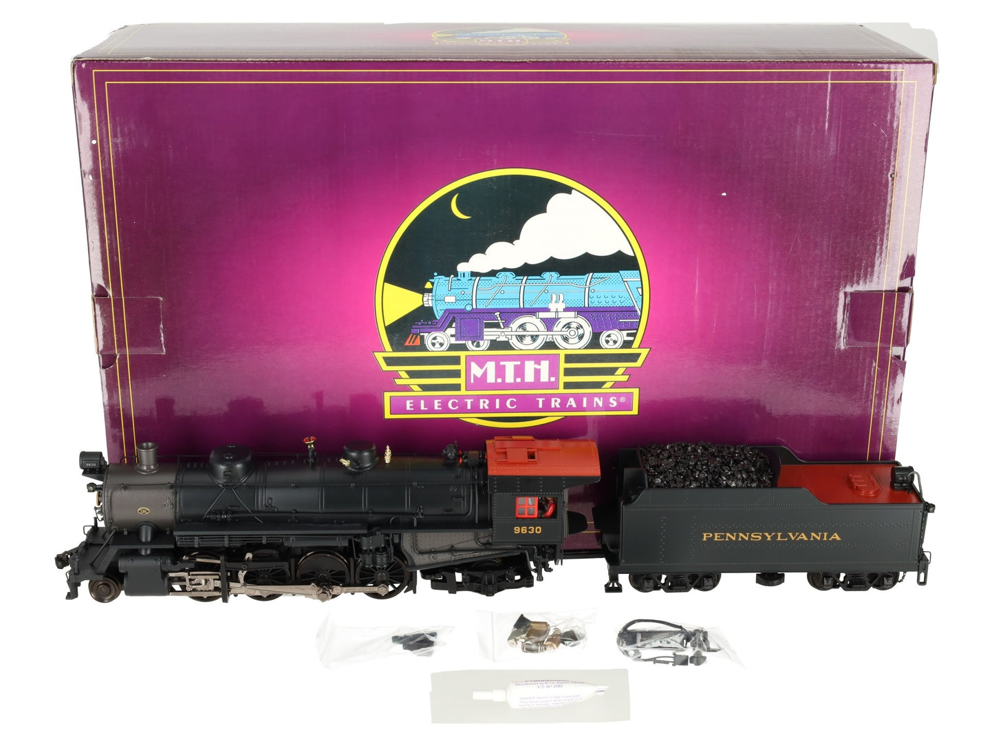 MTH 20-3286-2 O PRR 2-8-2 USRA Light Mikado Steam Engine w/ Proto 2.0 [2Rail] EX/Box