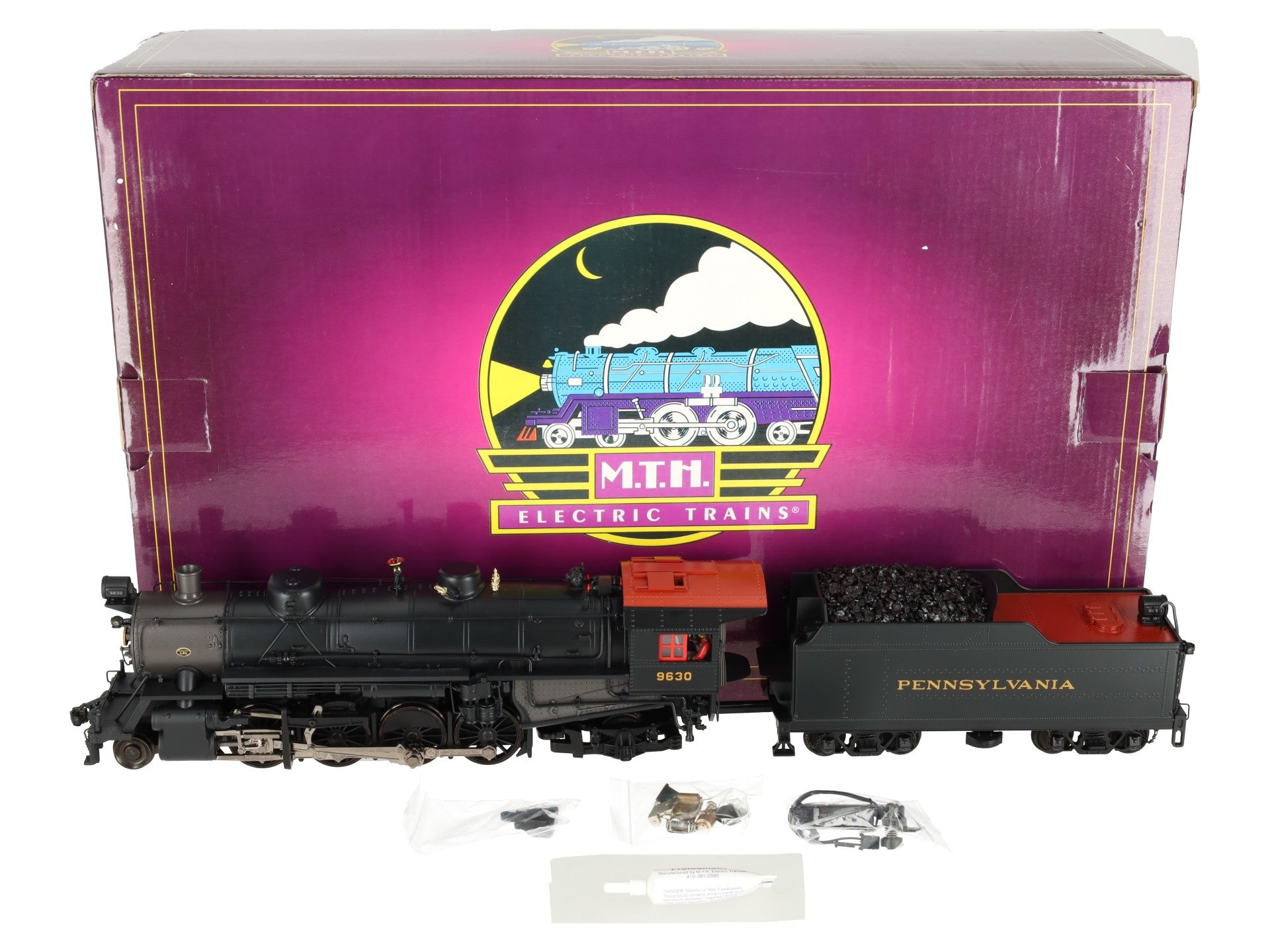 MTH 20-3286-2 O PRR 2-8-2 USRA Light Mikado Steam Engine w/ Proto 2.0 [2Rail] EX/Box