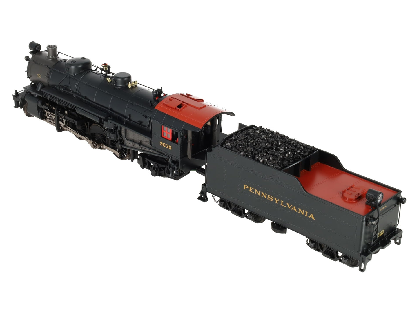 MTH 20-3286-2 O PRR 2-8-2 USRA Light Mikado Steam Engine w/ Proto 2.0 [2Rail] EX/Box