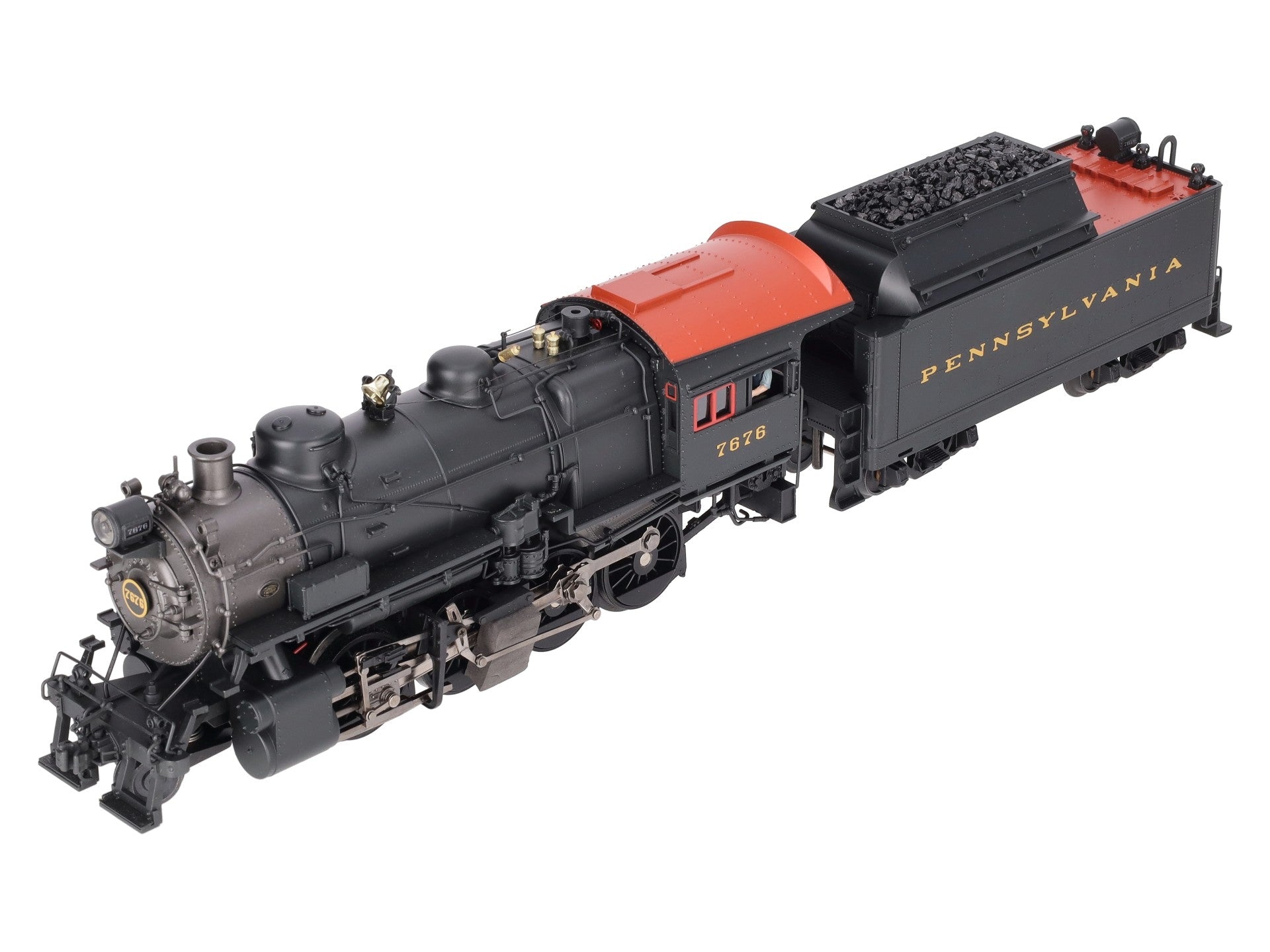 MTH 20-3055-1 O PRR 2-8-0 H10s Consolidation Steam Loco & Tender w/PS2 EX/Box