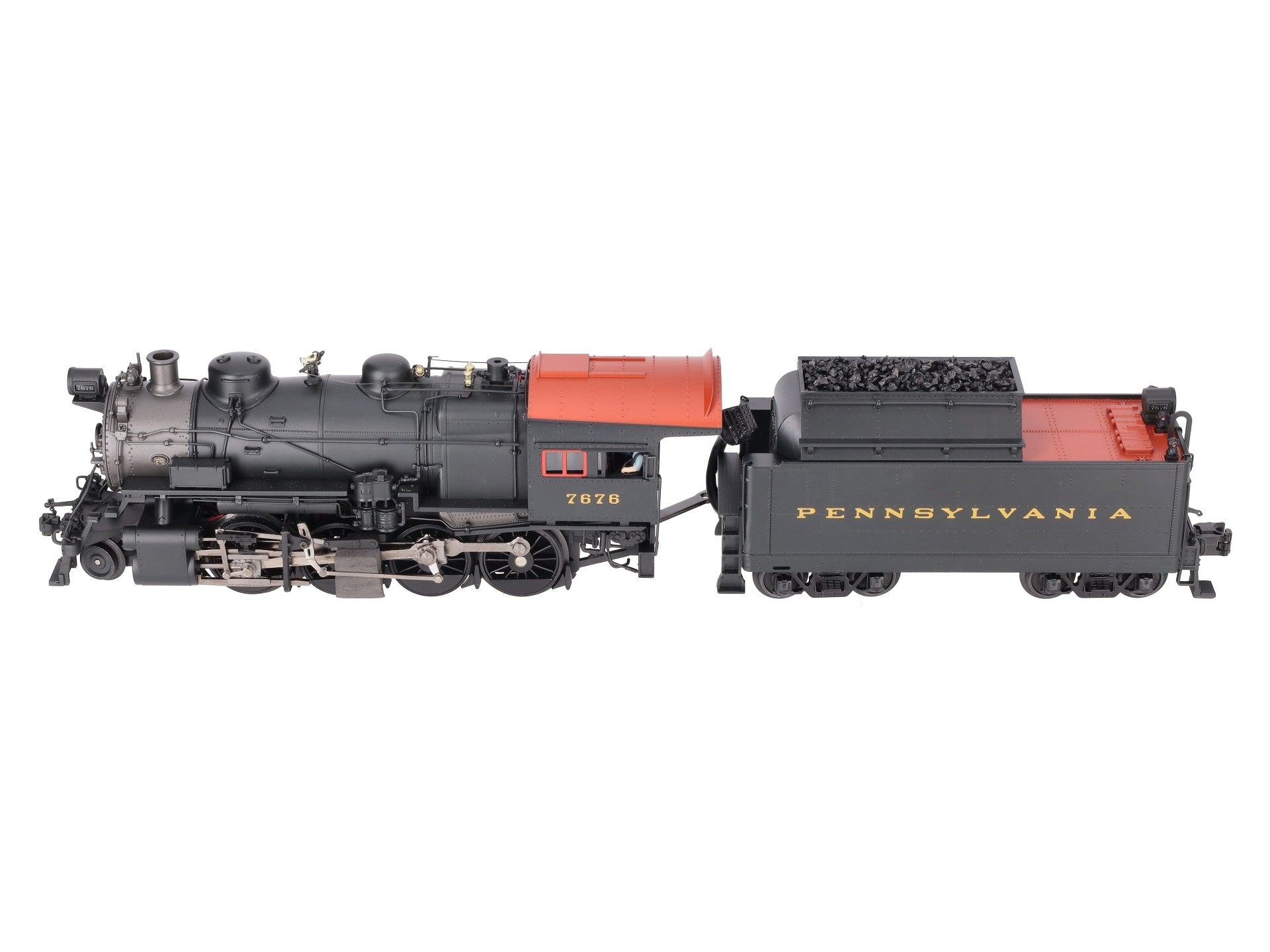 MTH 20-3055-1 O PRR 2-8-0 H10s Consolidation Steam Loco & Tender w/PS2 EX/Box