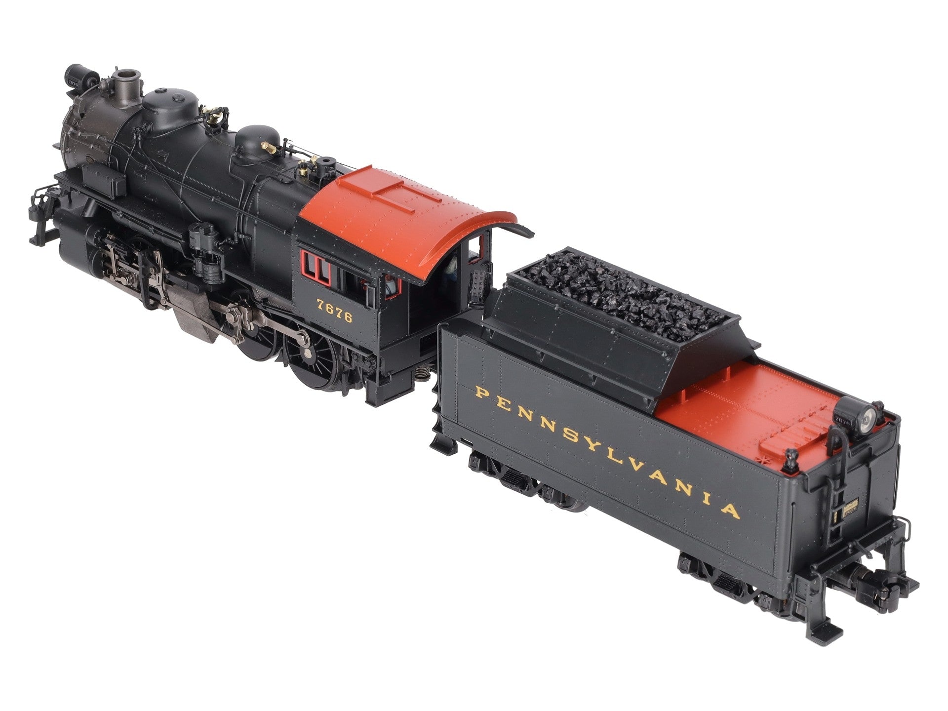 MTH 20-3055-1 O PRR 2-8-0 H10s Consolidation Steam Loco & Tender w/PS2 EX/Box