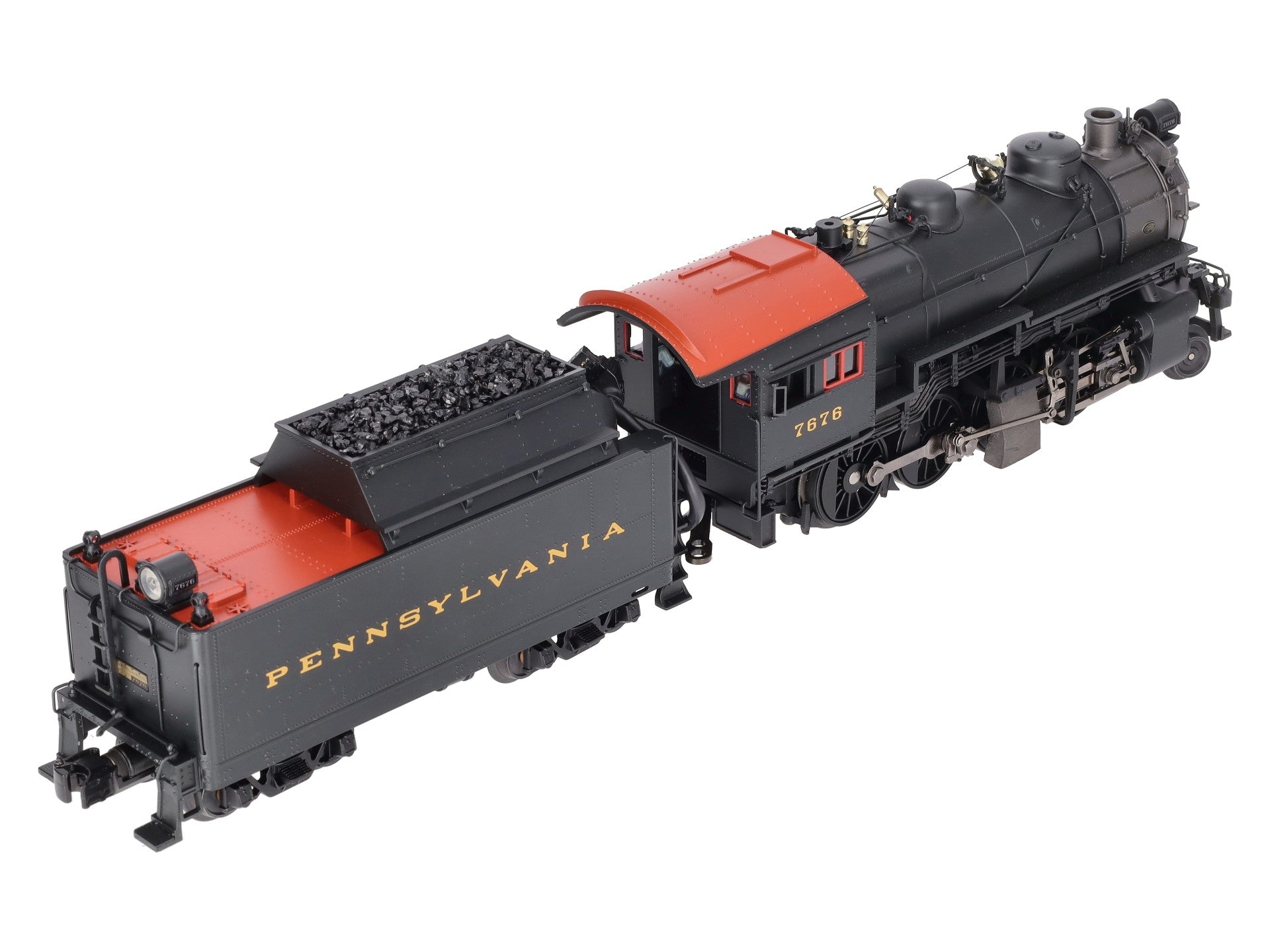 MTH 20-3055-1 O PRR 2-8-0 H10s Consolidation Steam Loco & Tender w/PS2 EX/Box