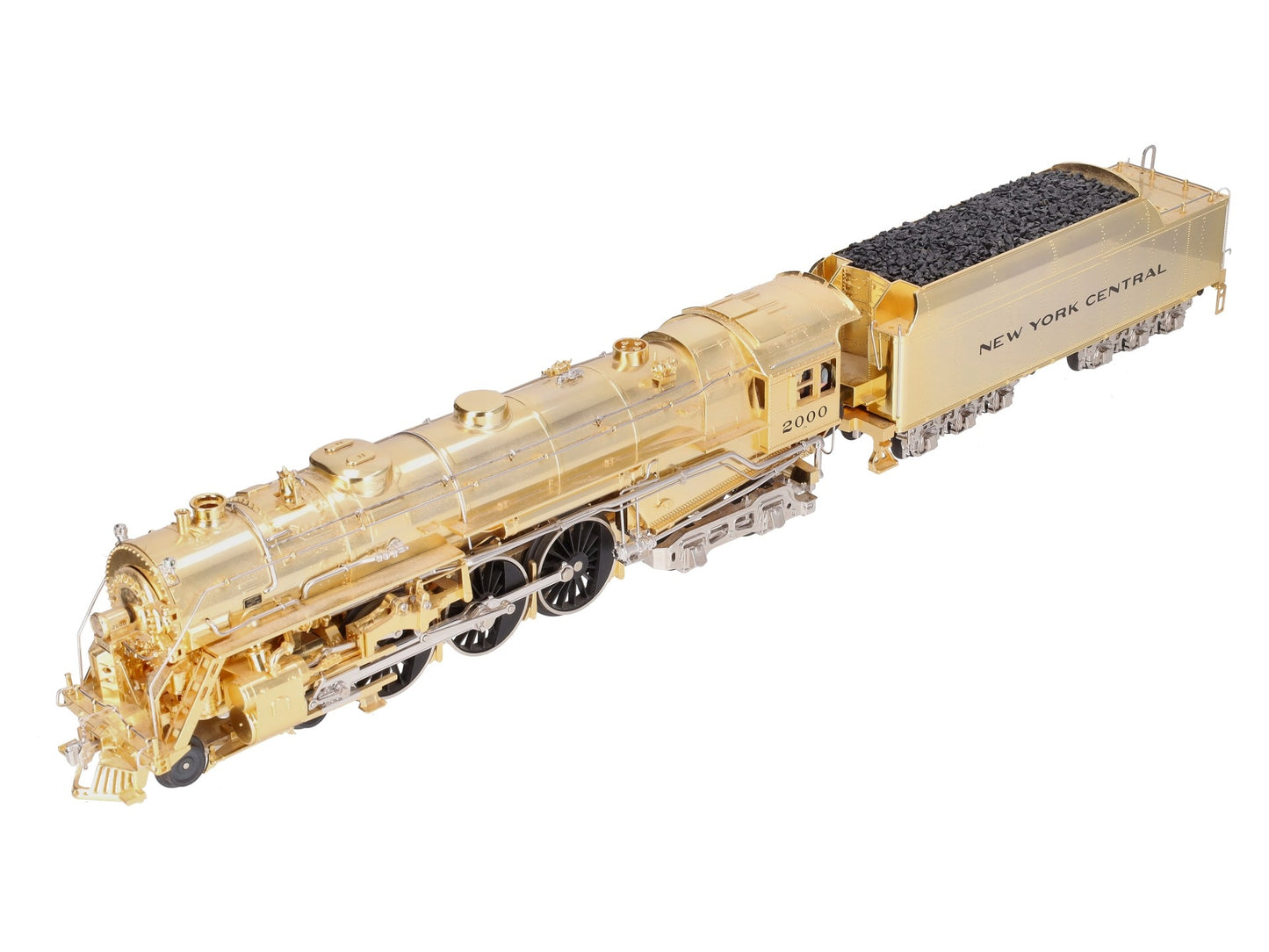 MTH 20-3040-1 O NYC Gold Plated Millennium J-1e Hudson Steam Loco & Tender w/PS1 EX/Box