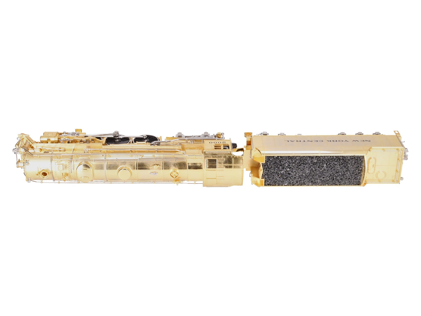 MTH 20-3040-1 O NYC Gold Plated Millennium J-1e Hudson Steam Loco & Tender w/PS1 EX/Box