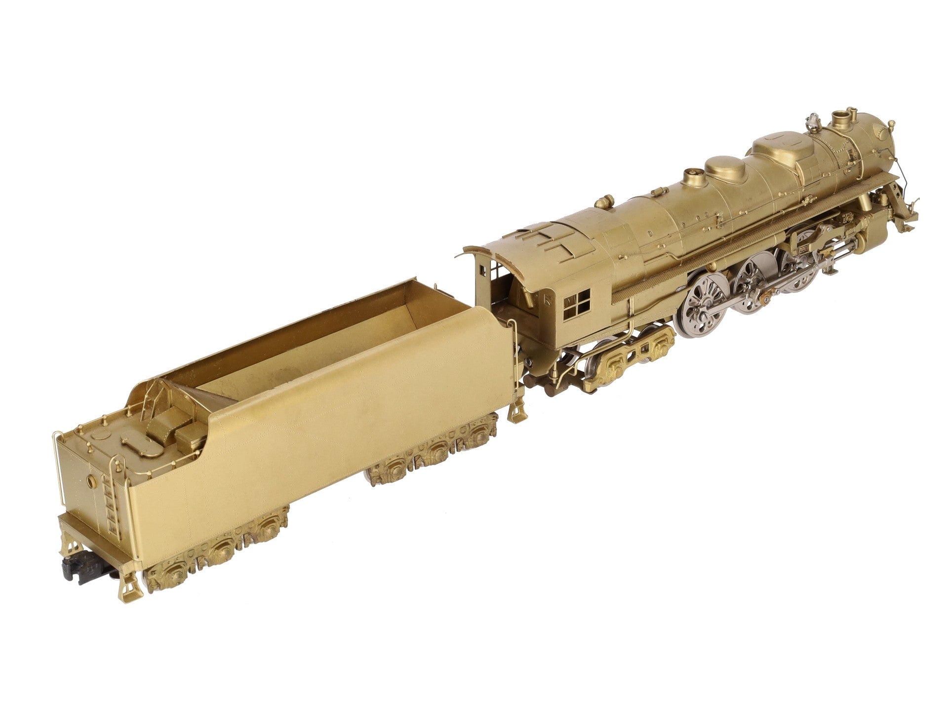 O BRASS NY Central J3a 4-6-4 Steam Locomotive - Unpainted EX