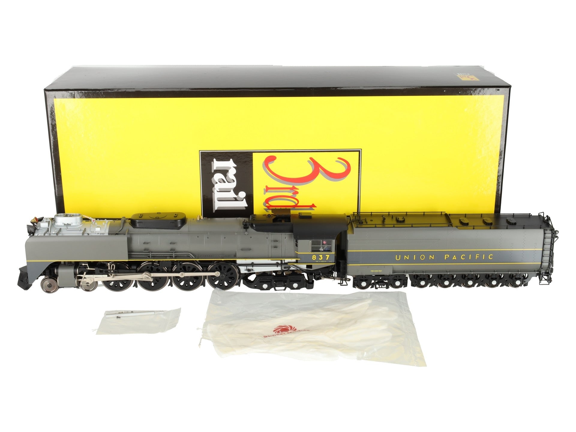 Sunset Models O Brass UP FEF-3 4-8-4 Steam Locomotive & Tender #837 (2-Rail) LN/Box
