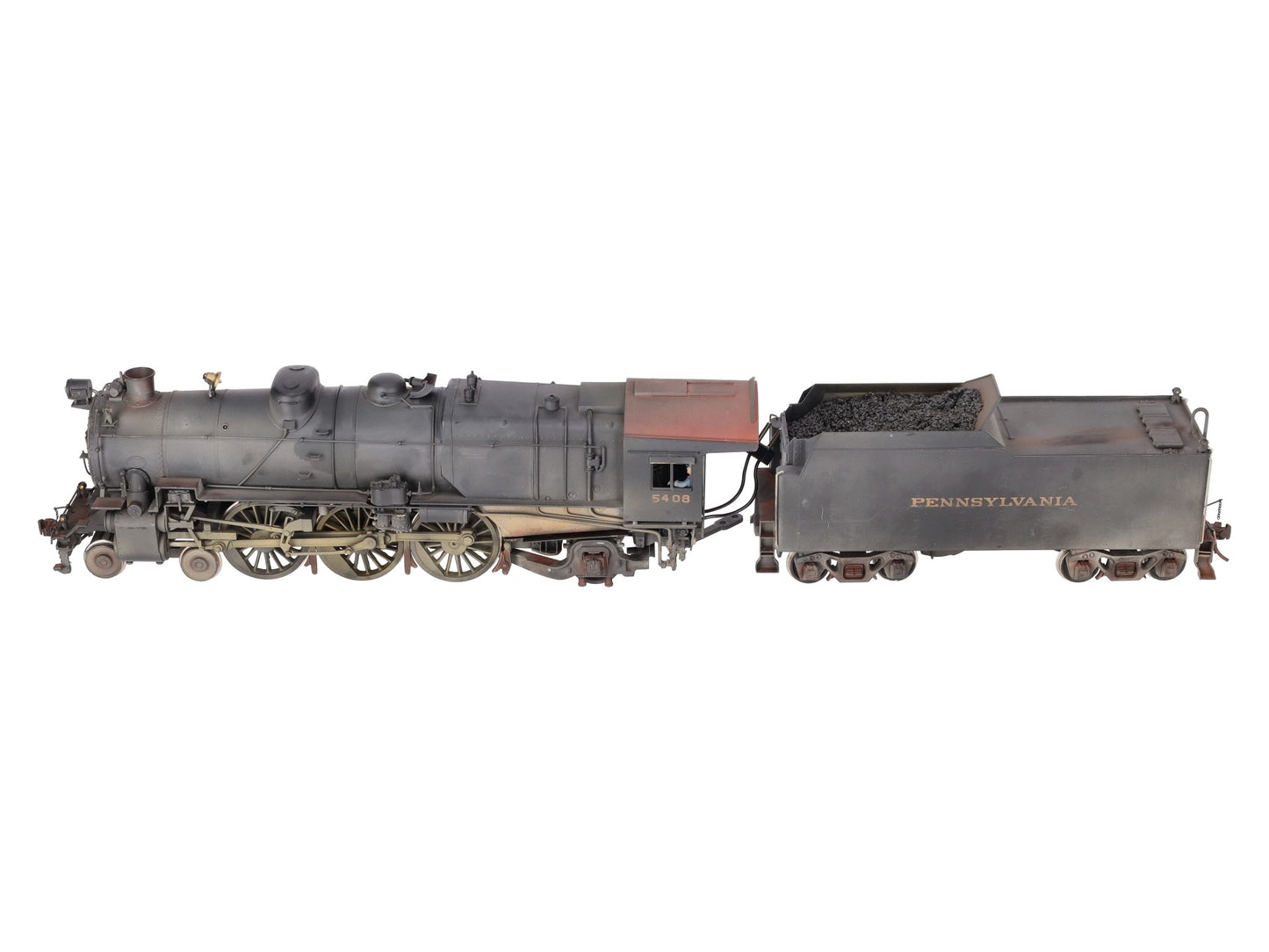 KTM Scale Models O BRASS Pennsylvania 4-6-2 K4 Steam Locomotive & Tender -2 Rail EX