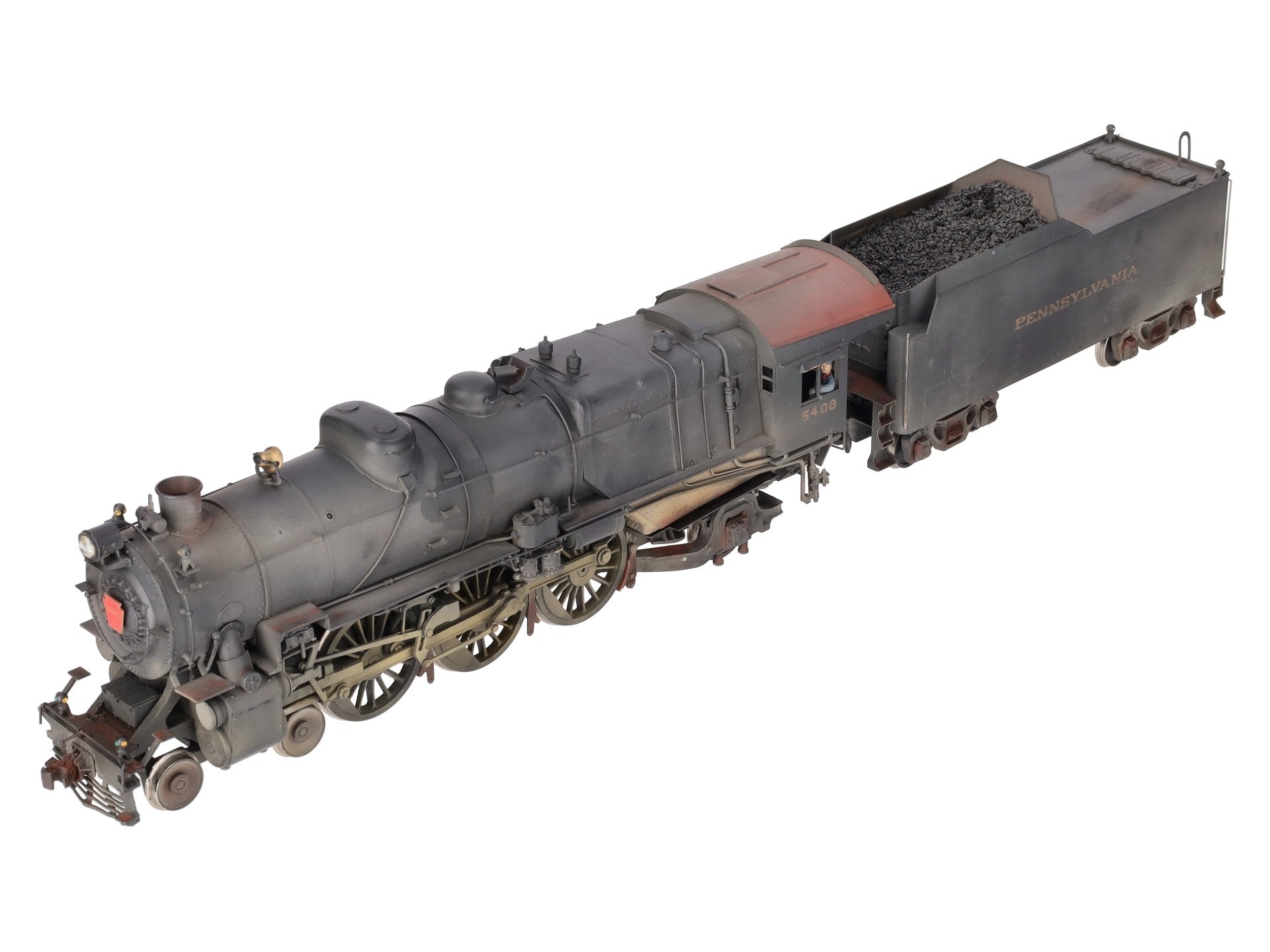 KTM Scale Models O BRASS Pennsylvania 4-6-2 K4 Steam Locomotive & Tender -2 Rail EX