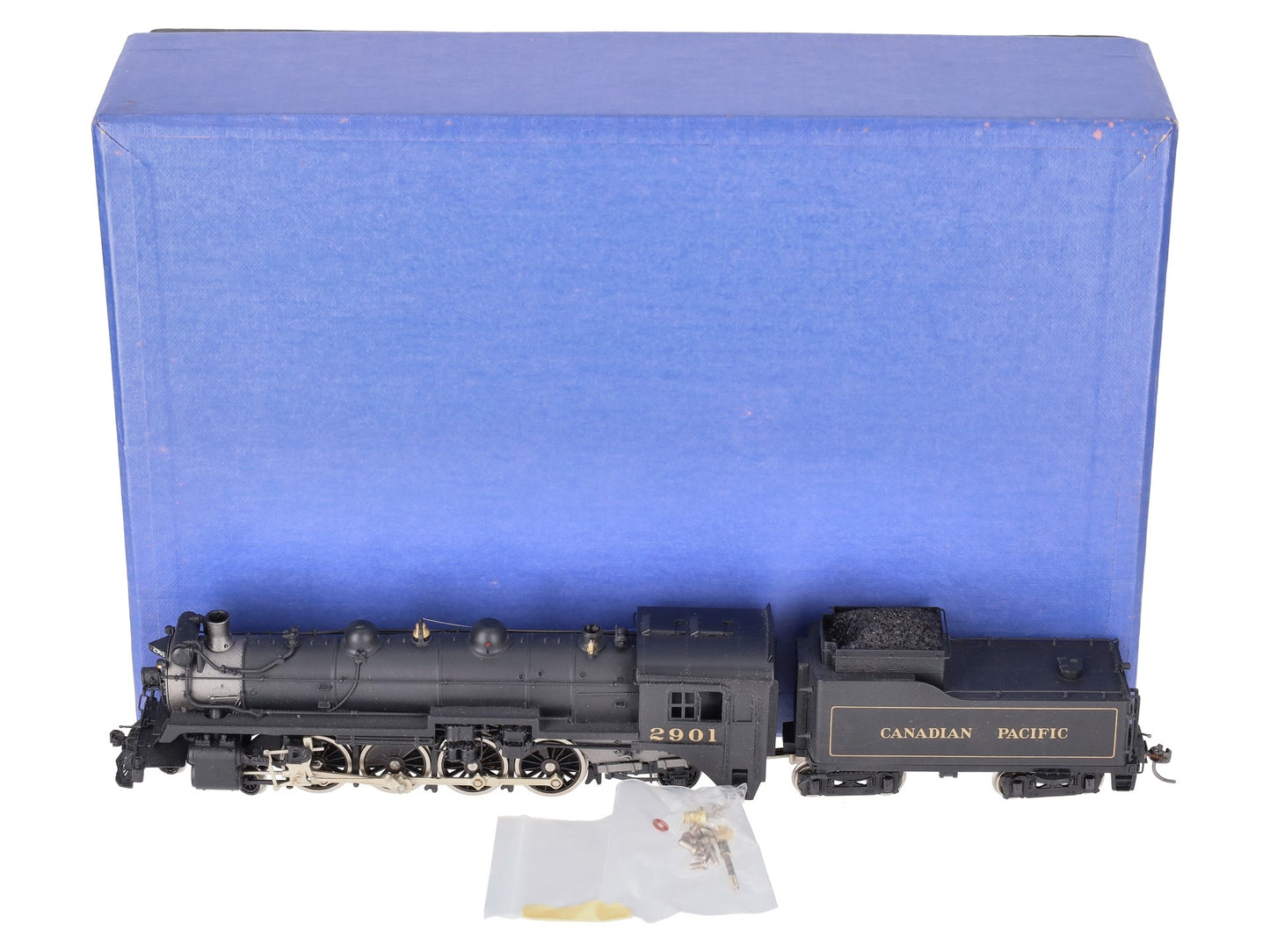 Van Hobbies HO Scale BRASS Canadian Pacific 4-8-2 I-1A Steam Loco & Tender #2901 EX/Box