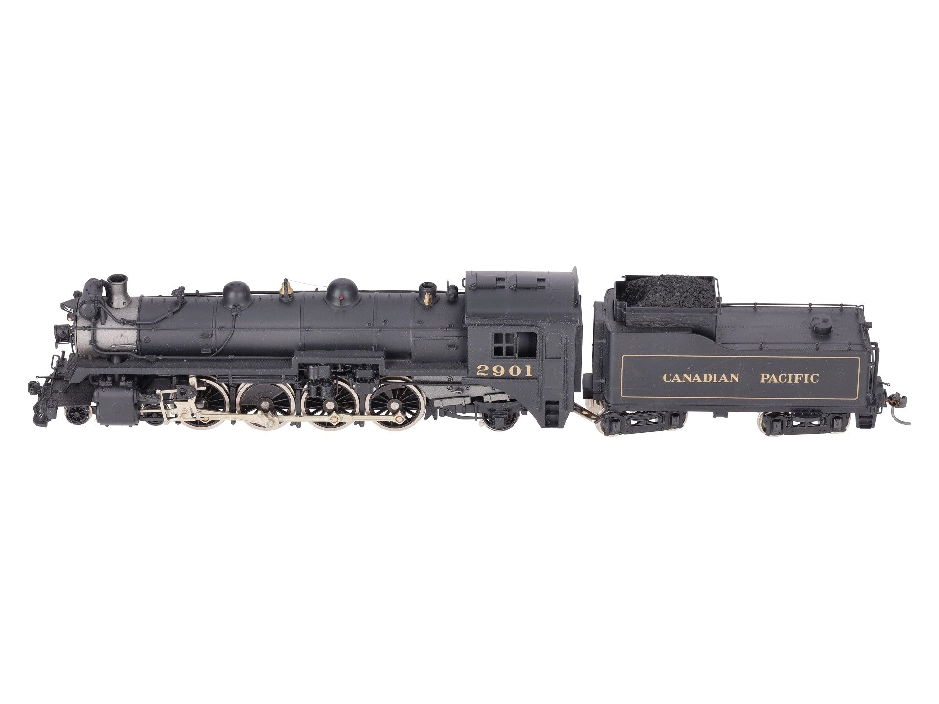 Van Hobbies HO Scale BRASS Canadian Pacific 4-8-2 I-1A Steam Loco & Tender #2901 EX/Box