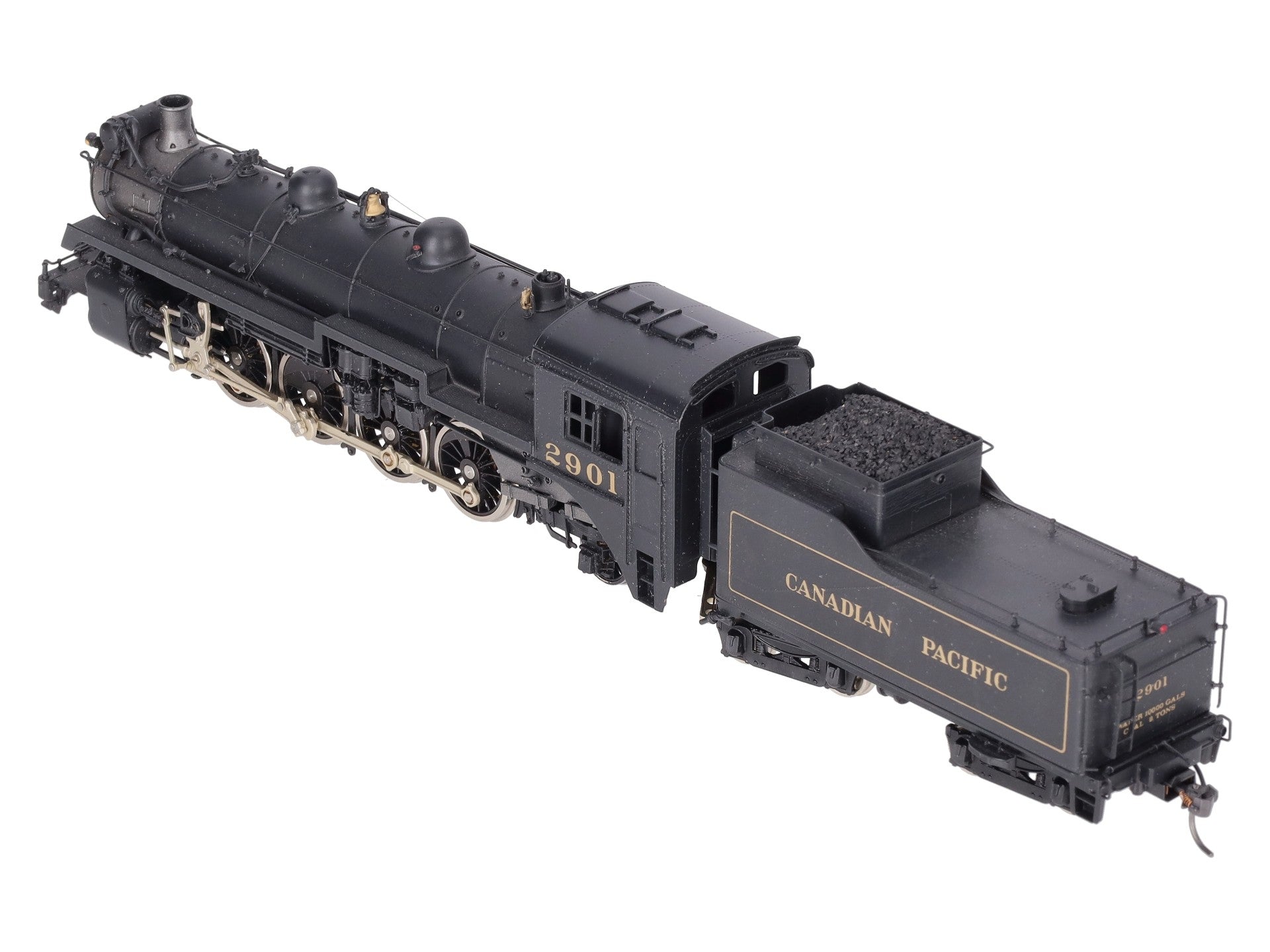 Van Hobbies HO Scale BRASS Canadian Pacific 4-8-2 I-1A Steam Loco & Tender #2901 EX/Box