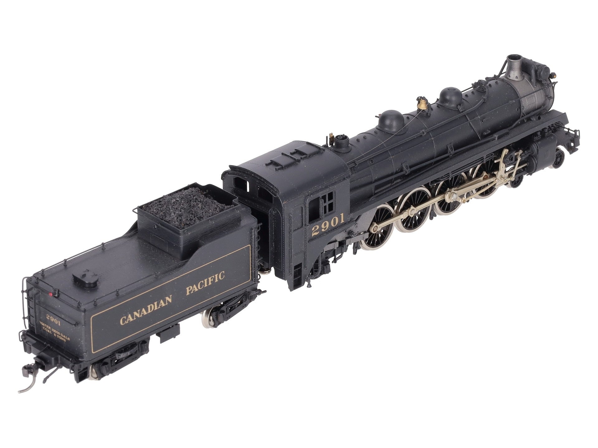 Van Hobbies HO Scale BRASS Canadian Pacific 4-8-2 I-1A Steam Loco & Tender #2901 EX/Box