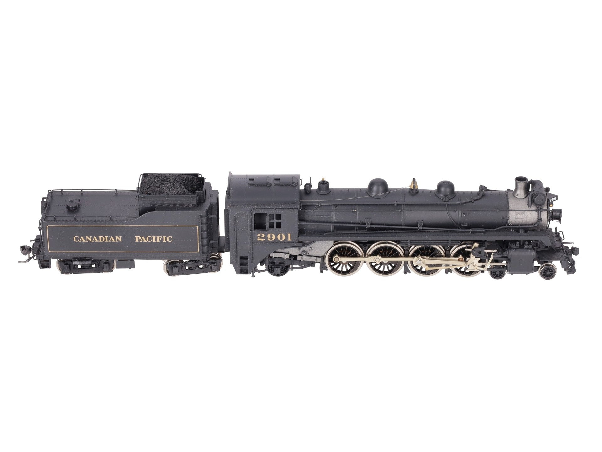 Van Hobbies HO Scale BRASS Canadian Pacific 4-8-2 I-1A Steam Loco & Tender #2901 EX/Box