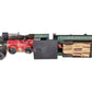 LGB 2018D G Scale DSP&PRR 2-6-0 Mogul Steam Locomotive & Tender #18 VG/Box